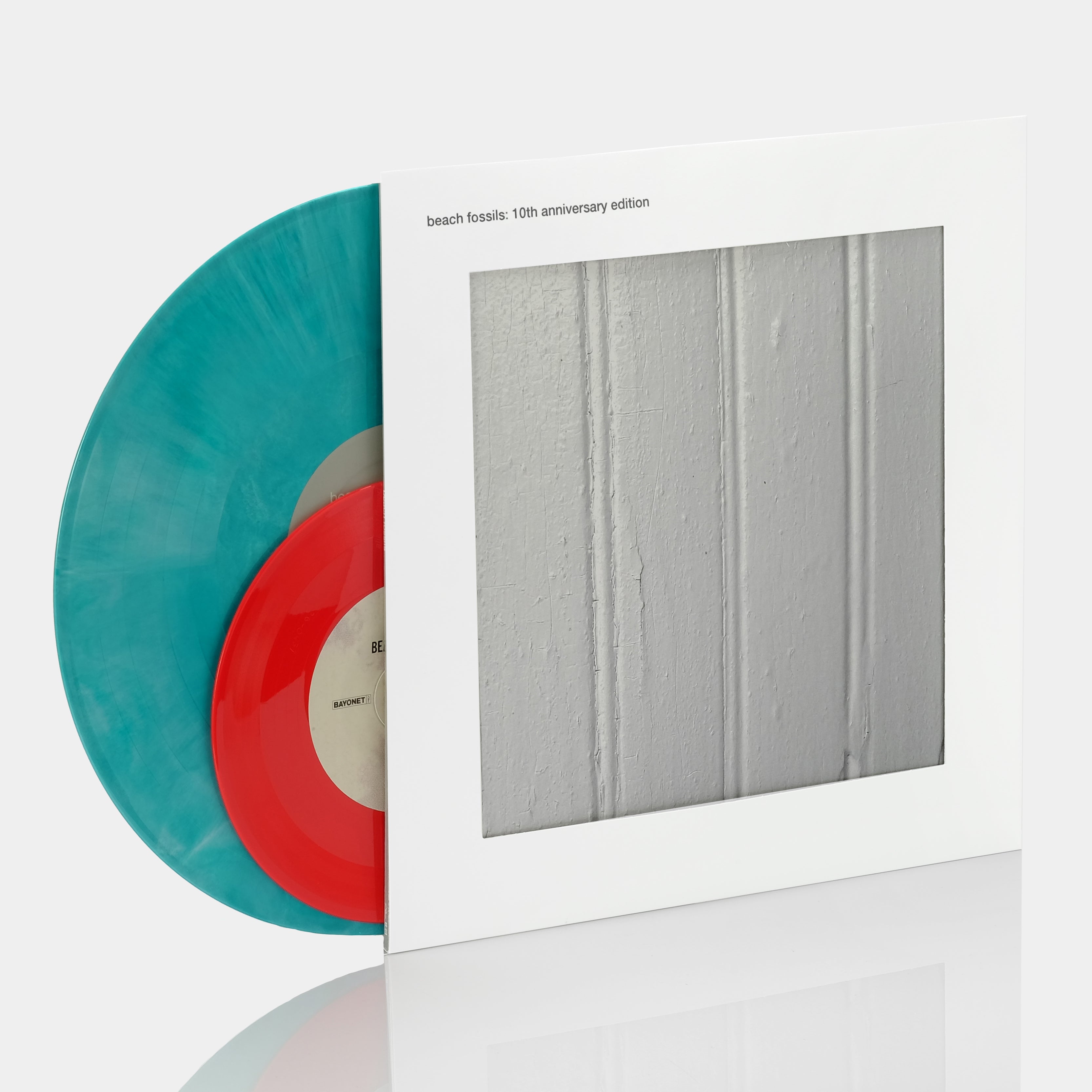 Beach Fossils - Beach Fossils (10th Anniversary Edition) Seafoam Swirl LP Vinyl Record + Red 7" Record