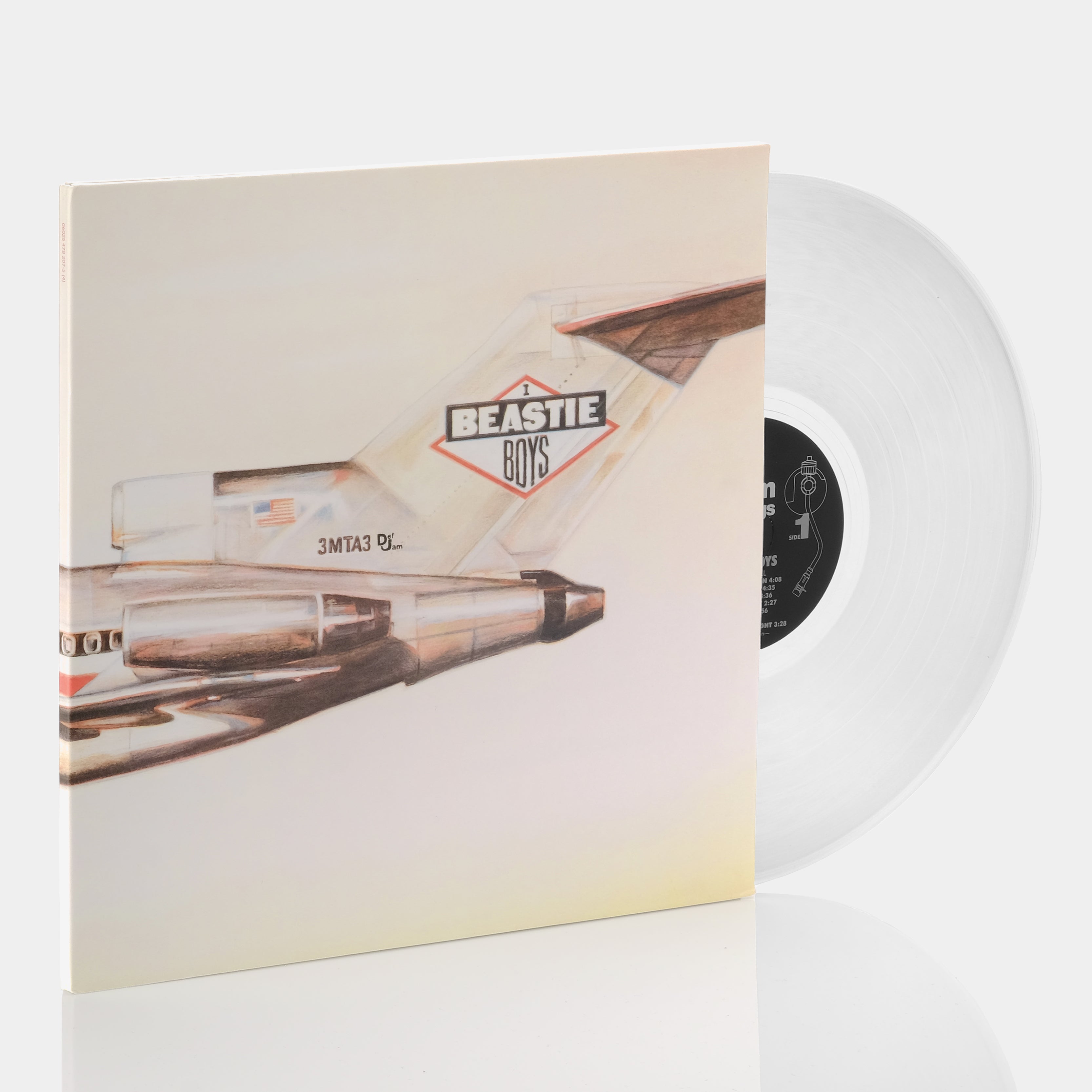 Beastie Boys - Licensed To Ill LP Clear Vinyl Record