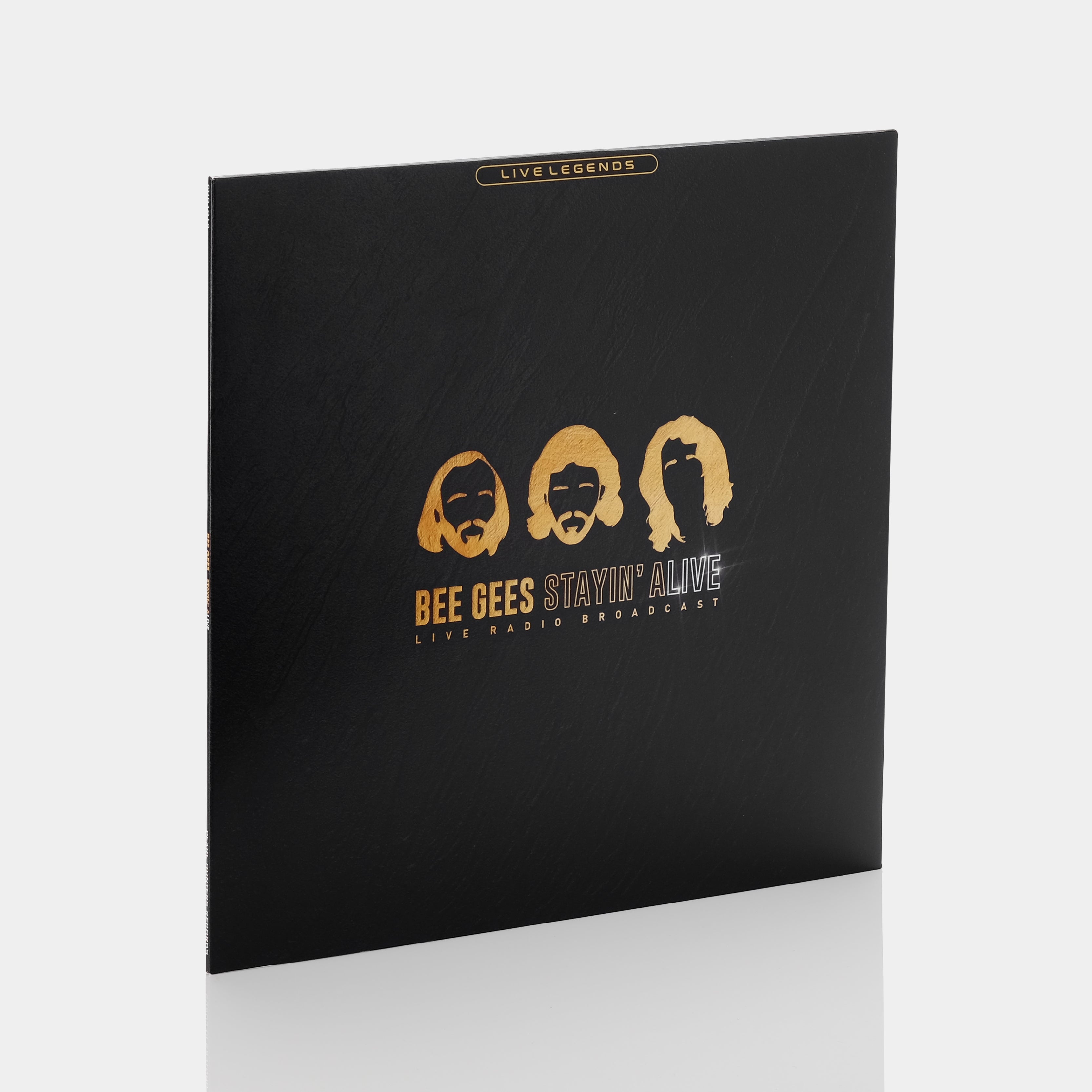 Bee Gees - Stayin' Alive (Live Radio Broadcast) LP Translucent Yellow Vinyl Record