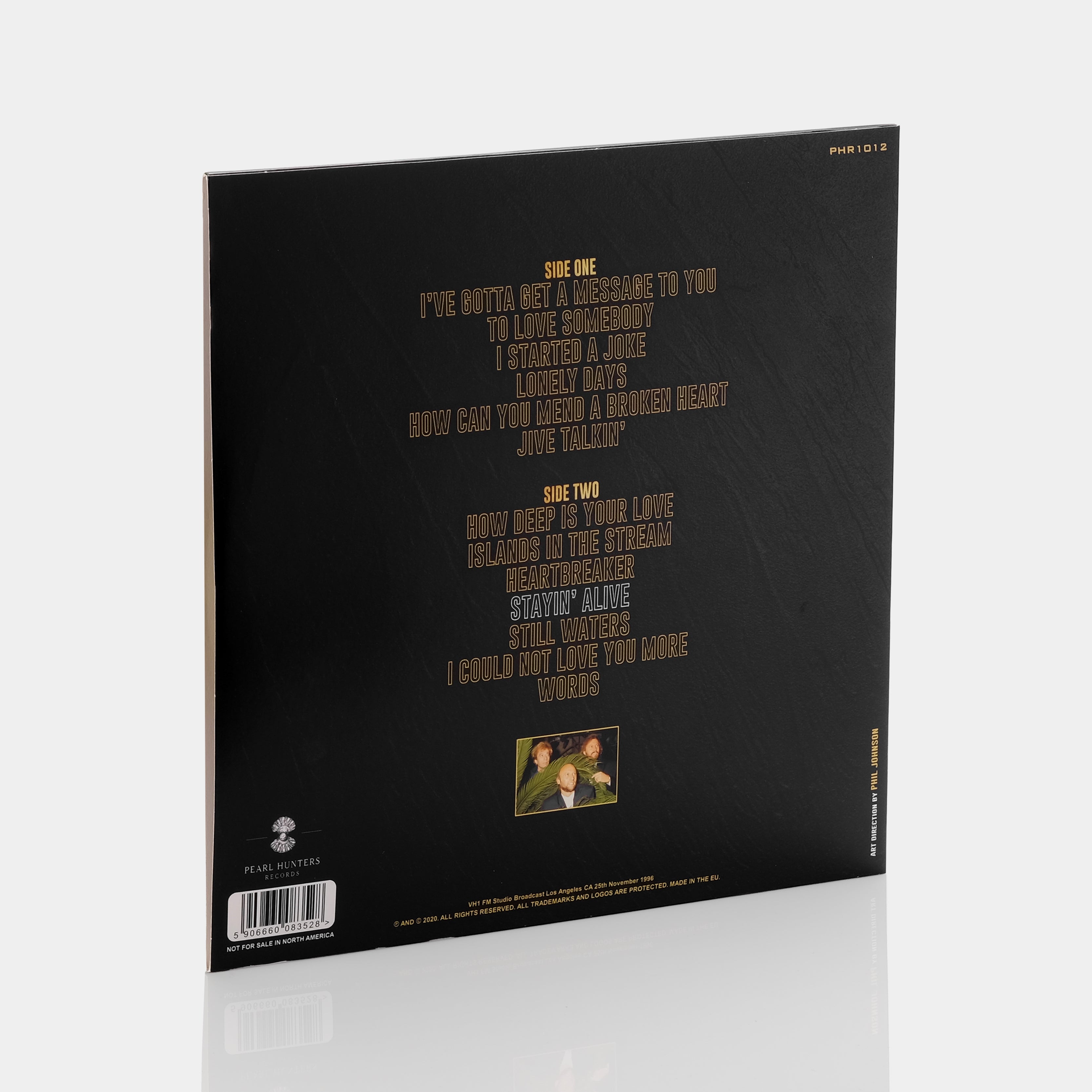 Bee Gees - Stayin' Alive (Live Radio Broadcast) LP Translucent Yellow Vinyl Record