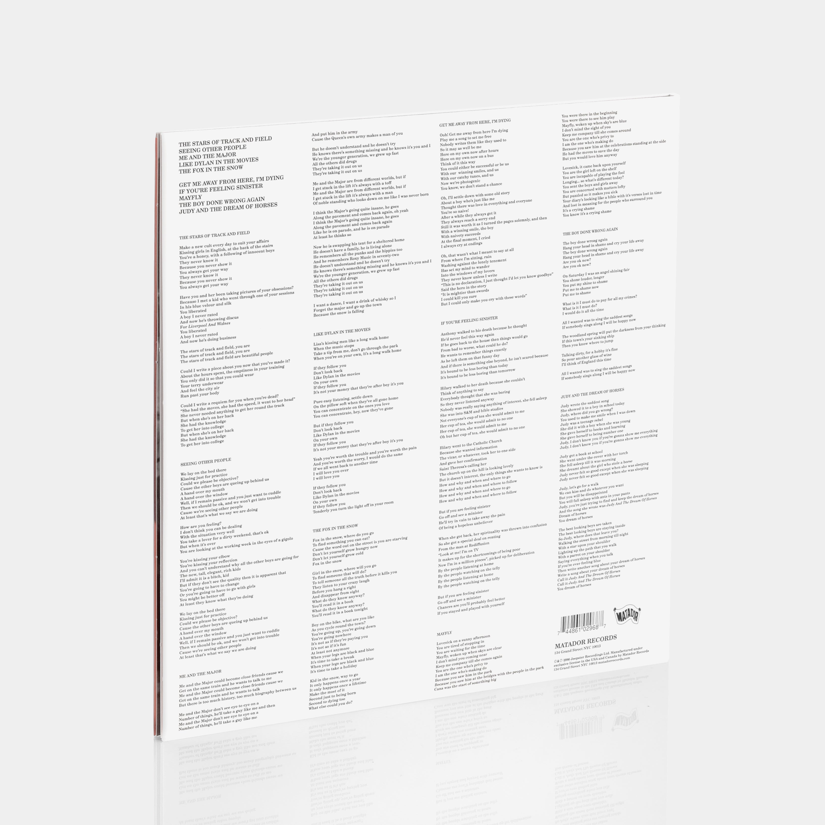 Belle And Sebastian - If You're Feeling Sinister LP Vinyl Record