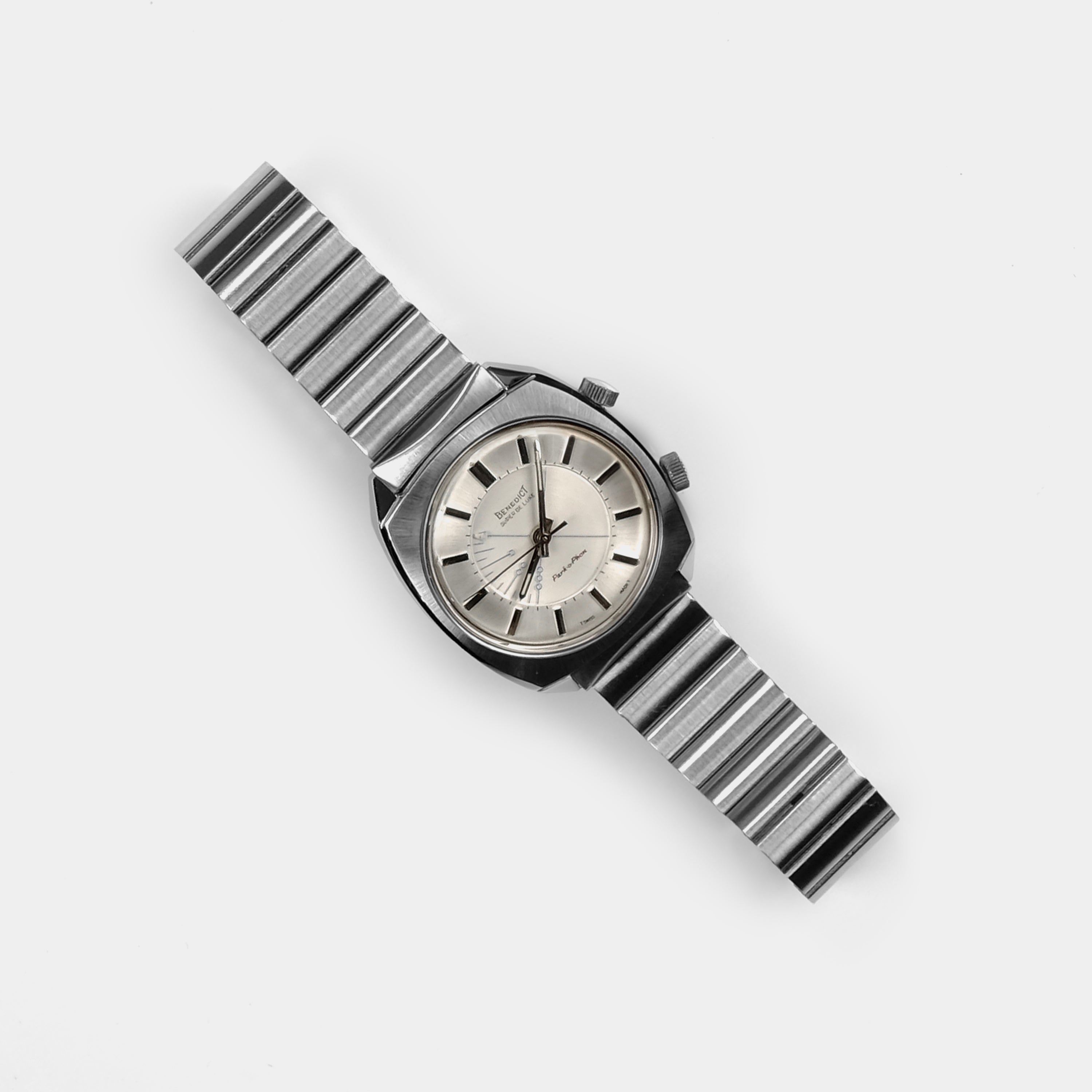 Benedict Super De Luxe Park-O-Phon Alarm Circa 1960s Wristwatch