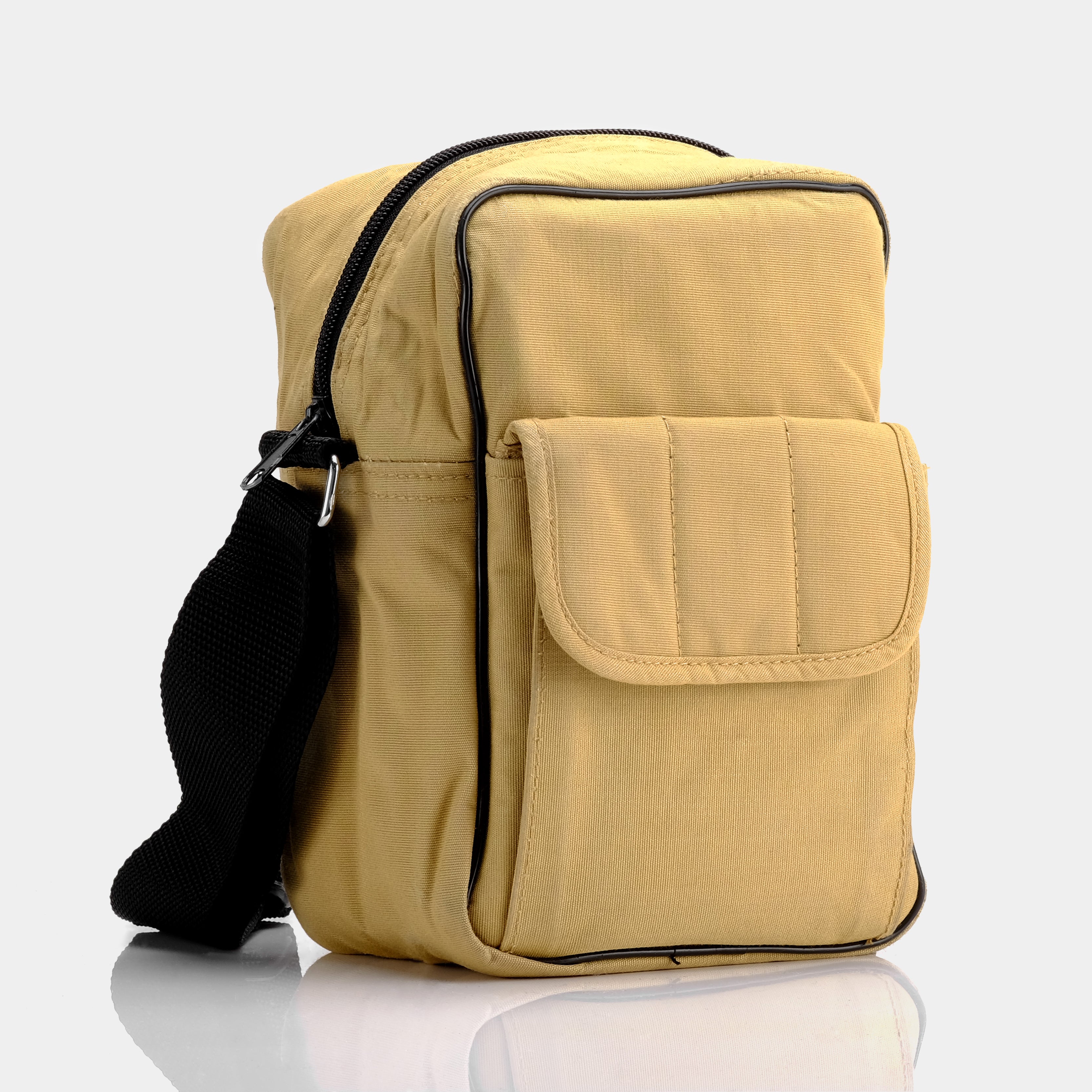 Tan Fabric Instant Camera Bag