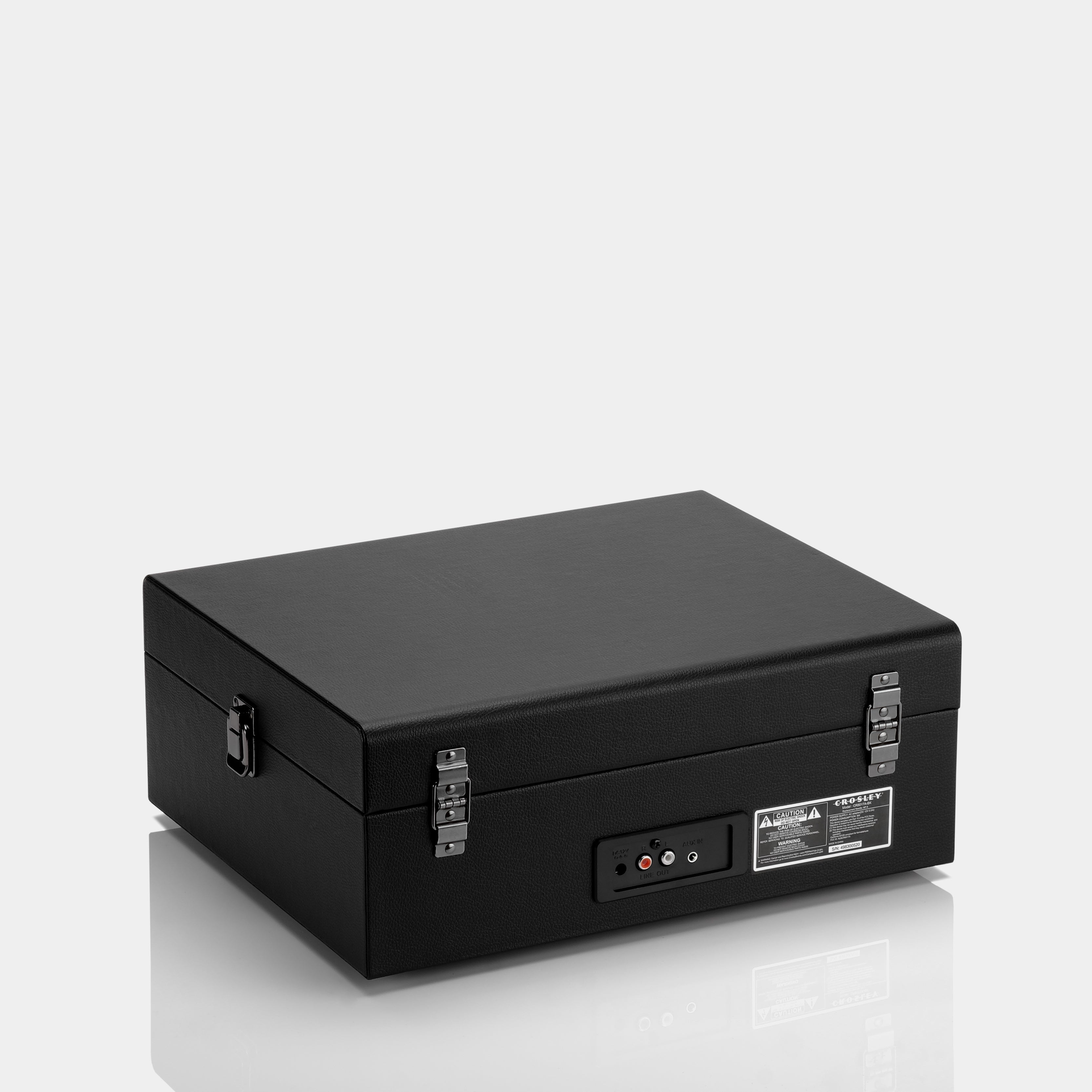 Crosley Voyager Black Portable Turntable with Bluetooth