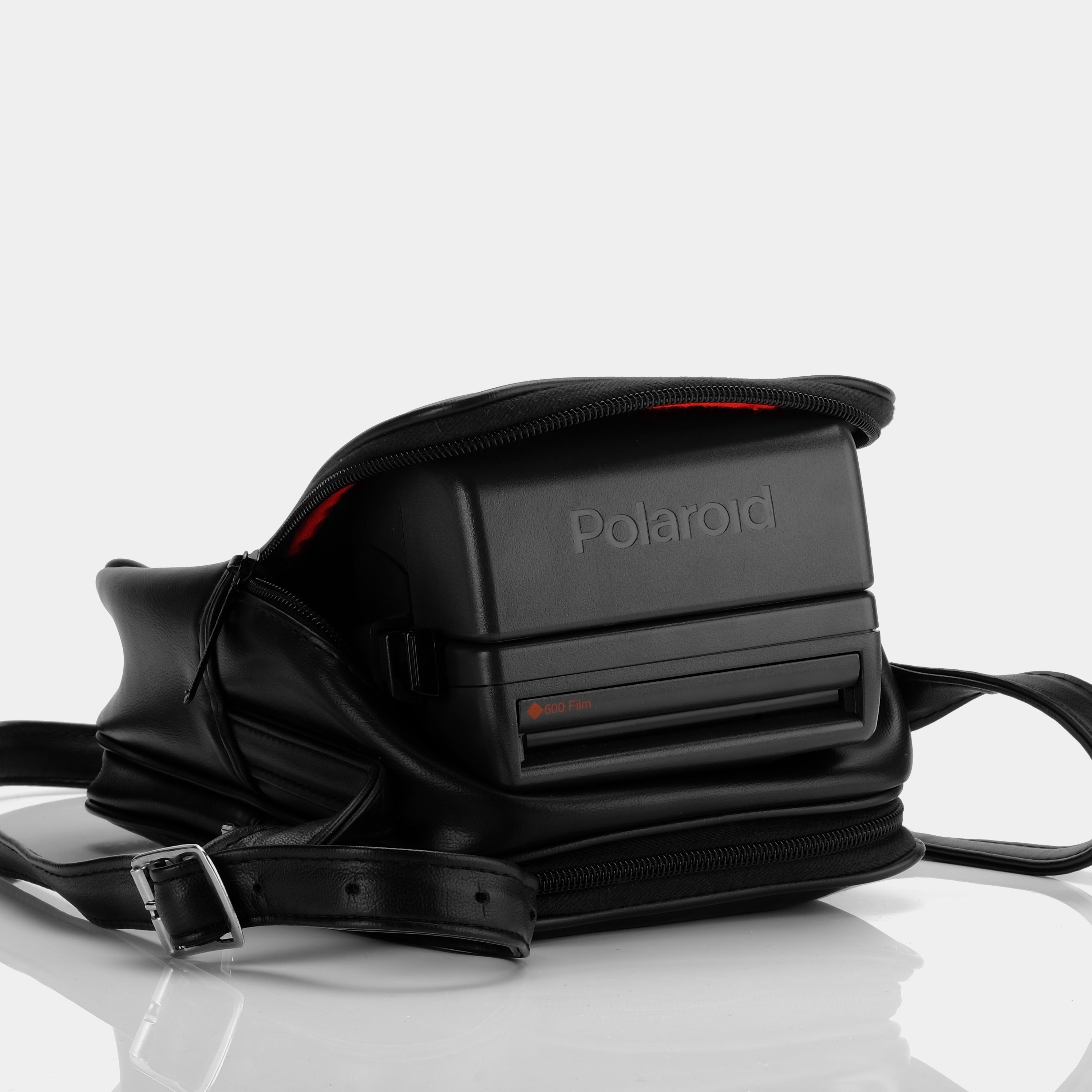 Vegan Leather Crossbody Camera Bag