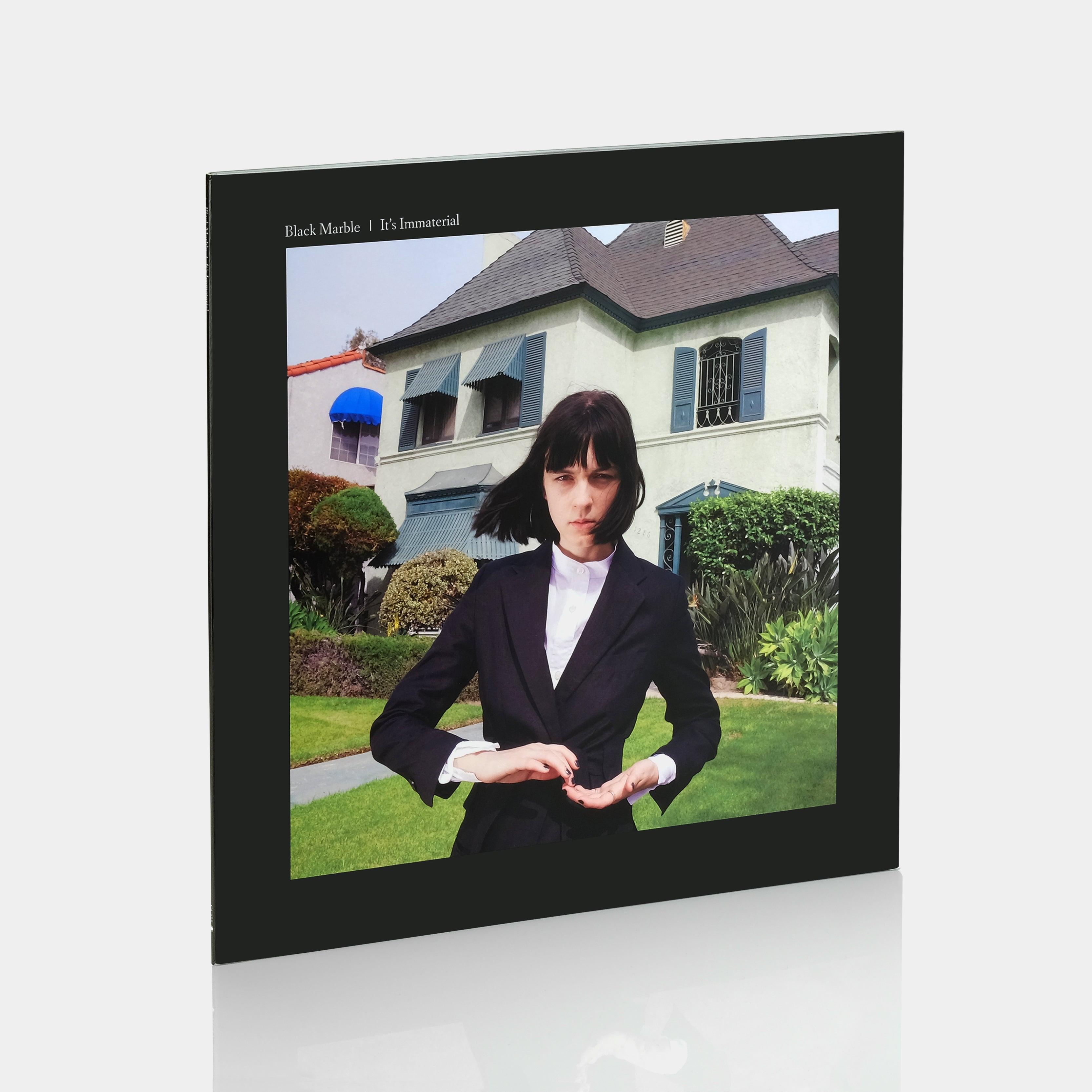 Black Marble - It's Immaterial LP Green, Yellow & Black Vinyl Record