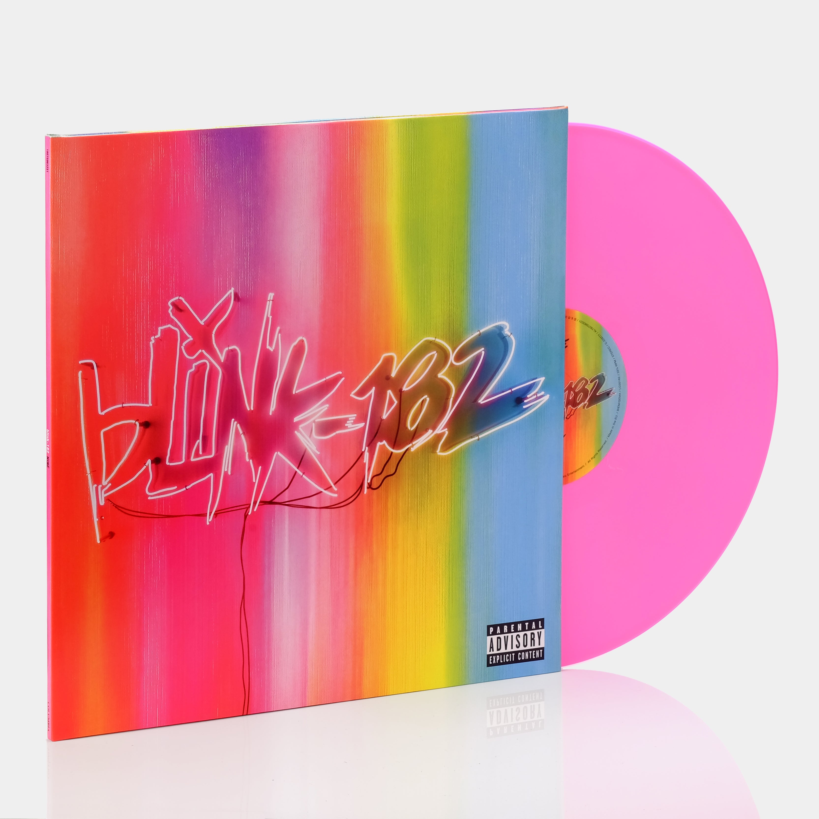 Blink-182 - NINE LP Neon Magenta Vinyl Record