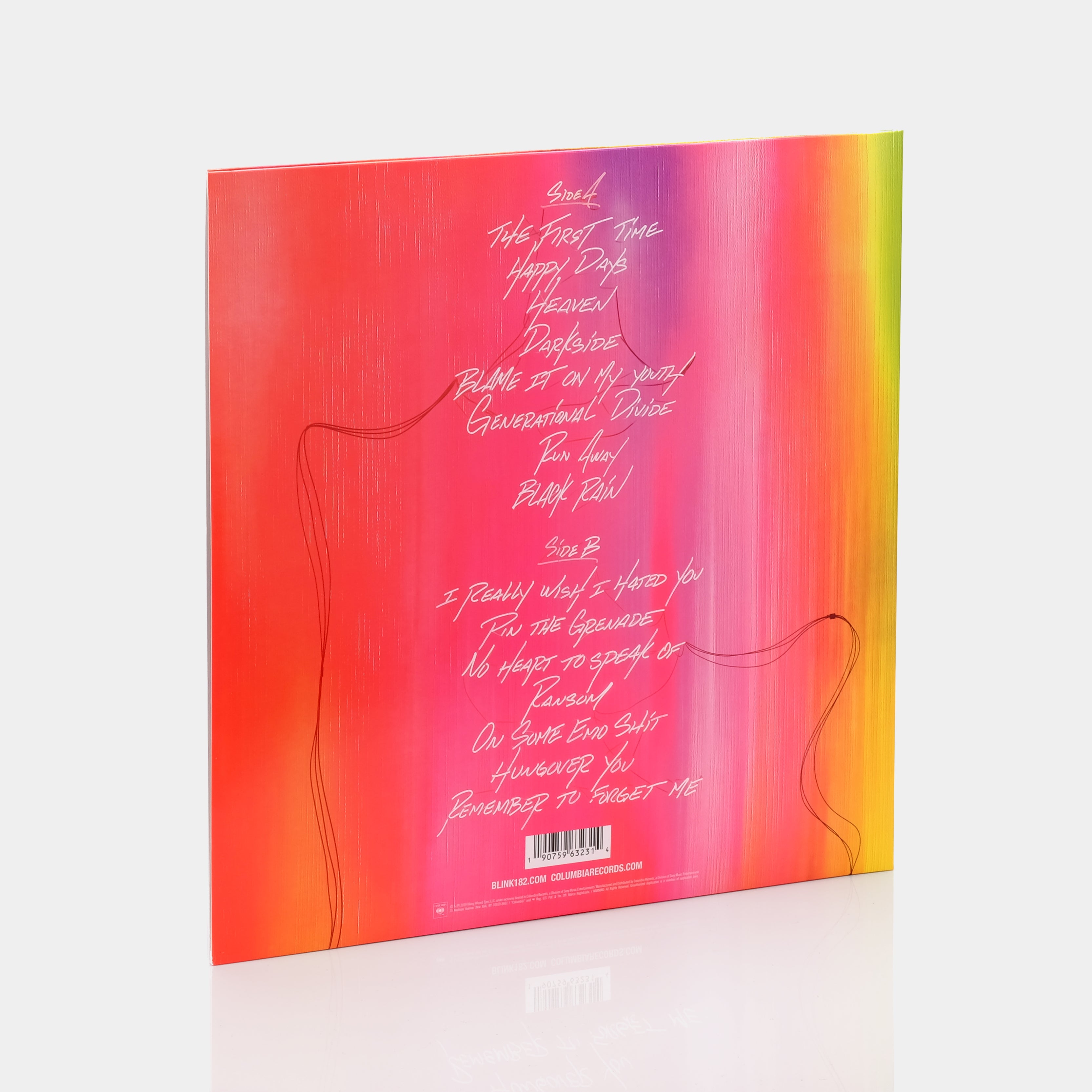 Blink-182 - NINE LP Neon Magenta Vinyl Record