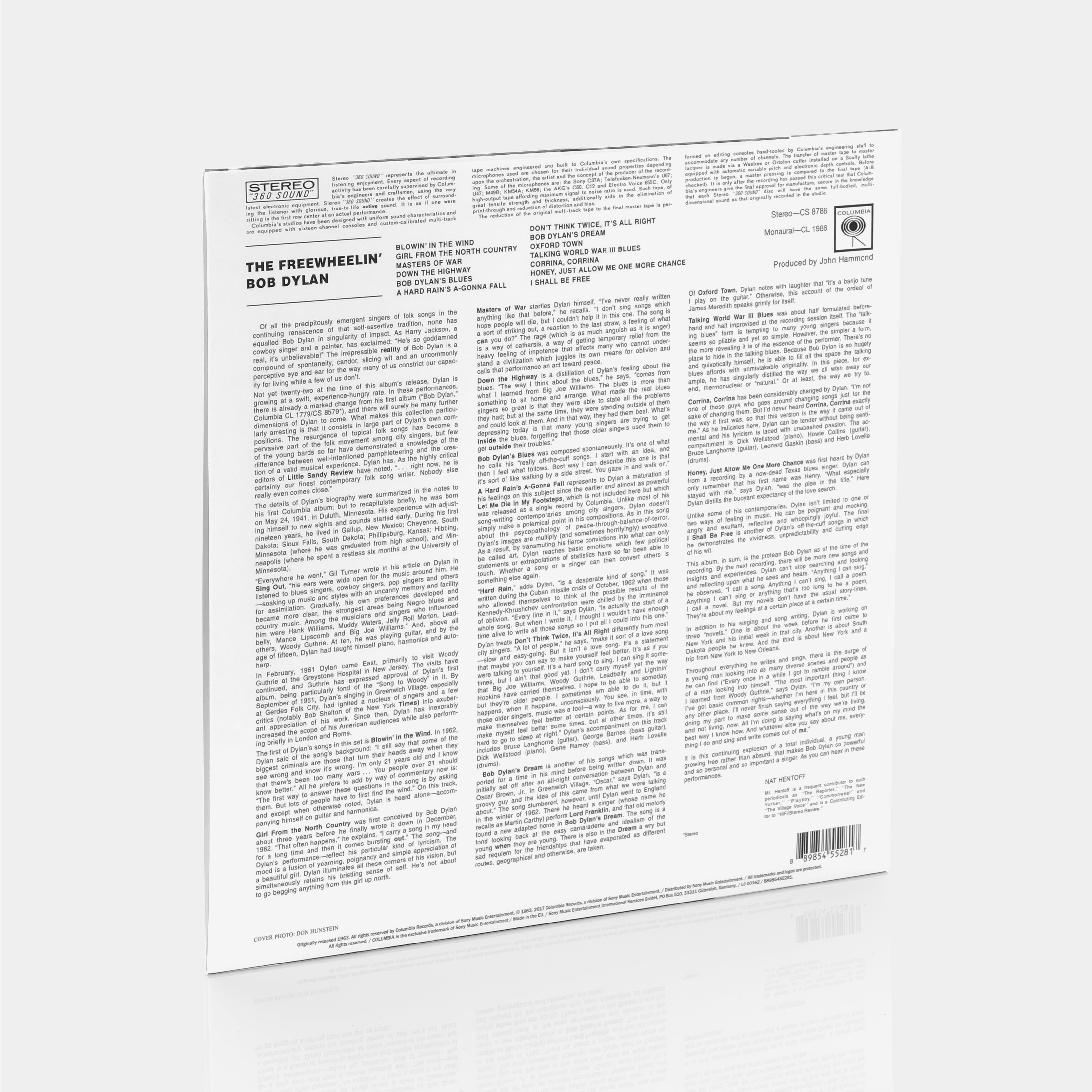 Bob Dylan - The Freewheelin' Bob Dylan LP Vinyl Record