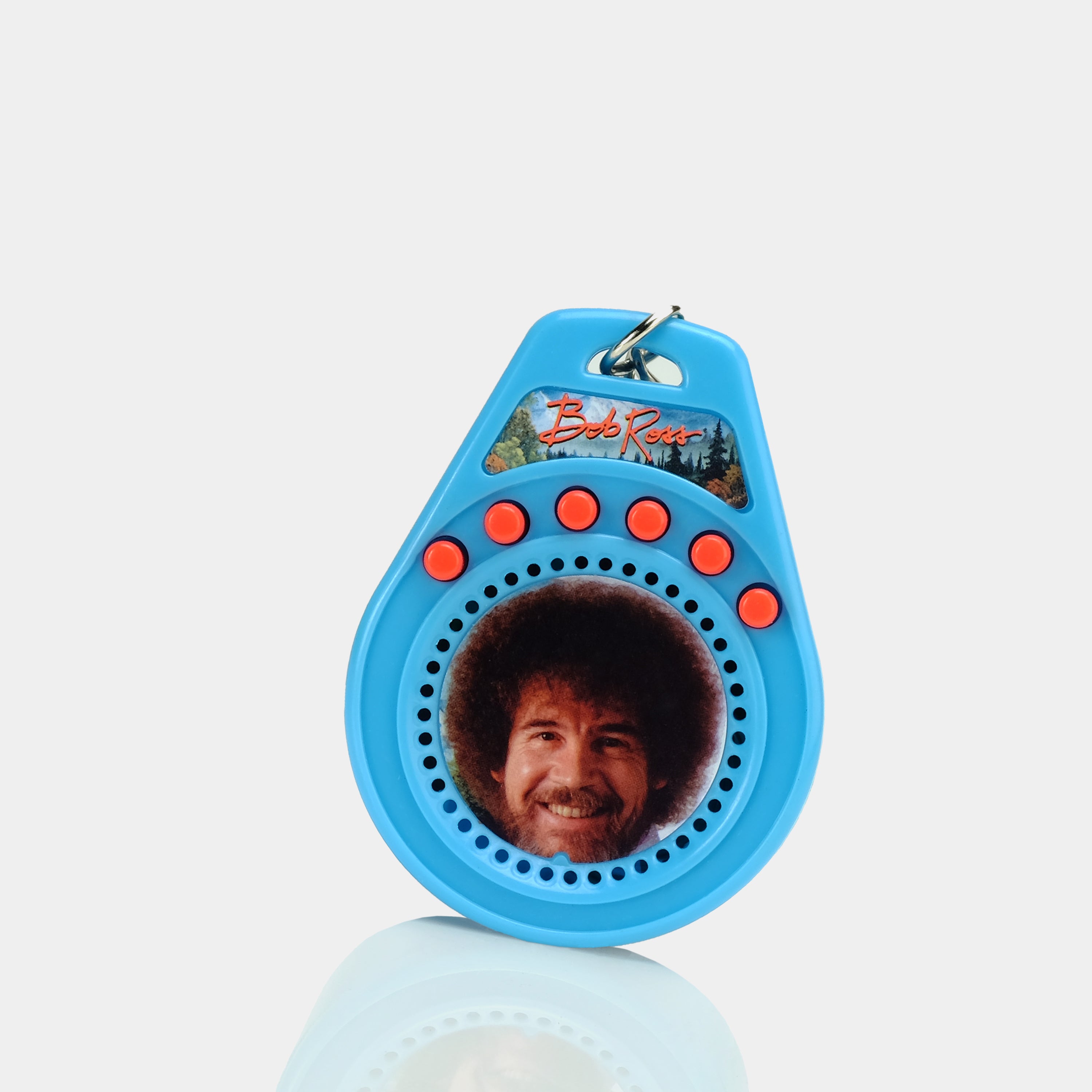 World's Coolest Bob Ross Talking Keychain