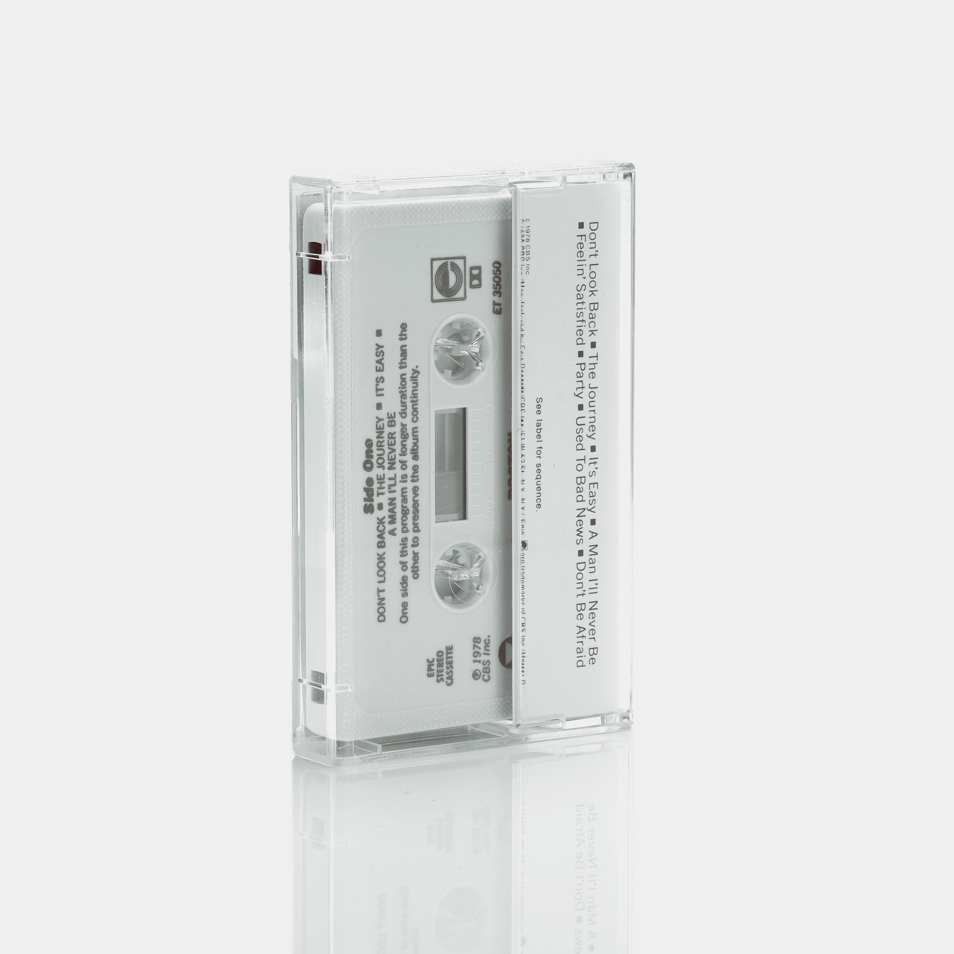 Boston - Don't Look Back Cassette Tape