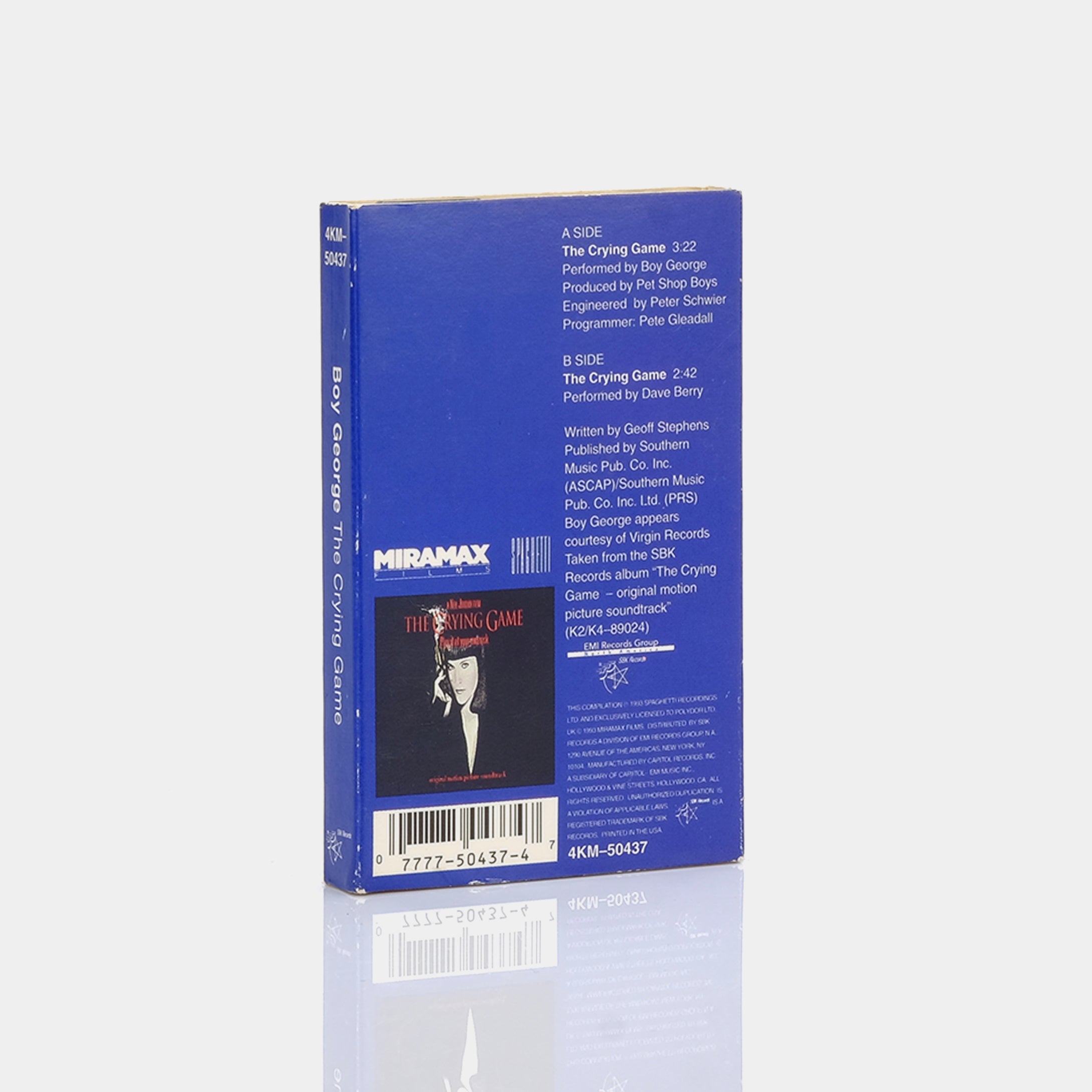 Boy George - The Crying Game Cassette Tape Single