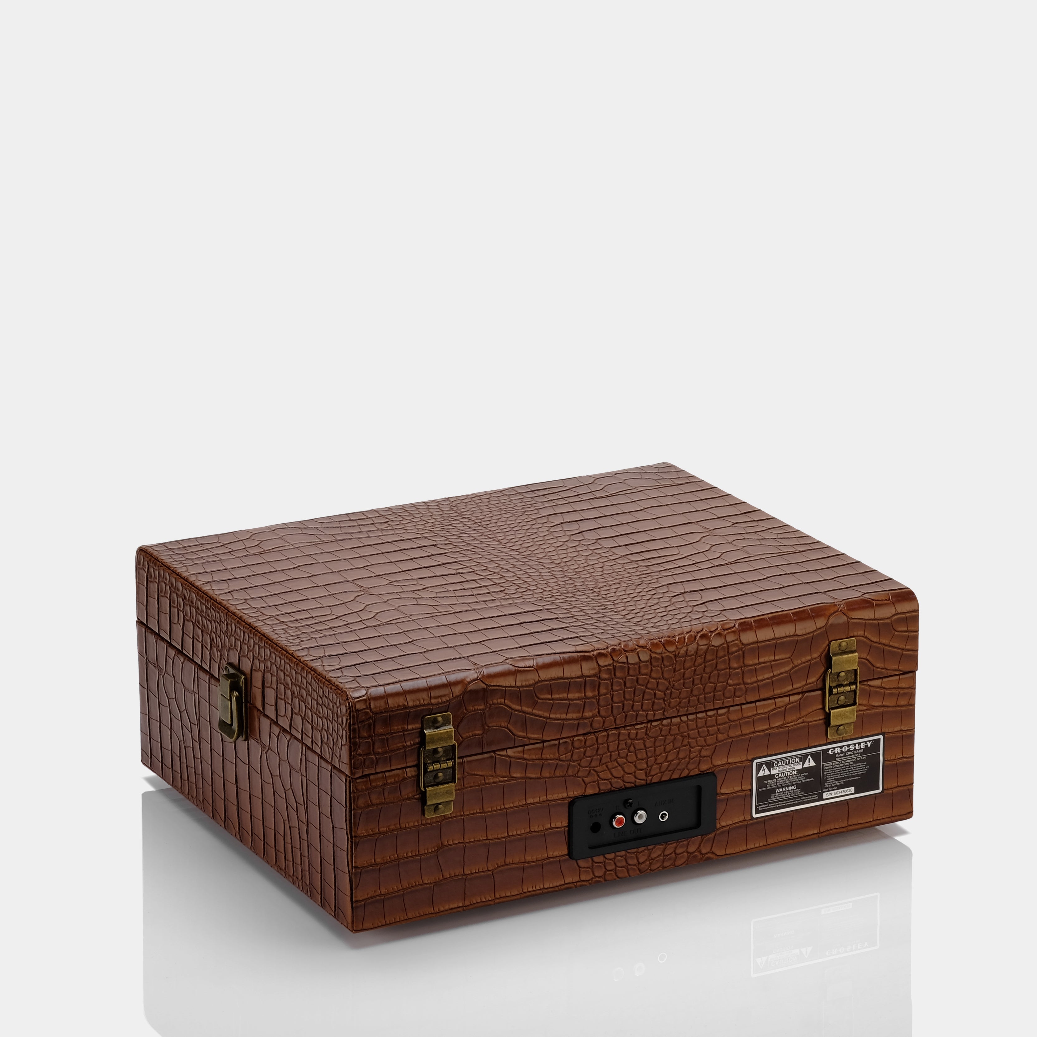 Crosley Voyager Brown Portable Turntable with Bluetooth