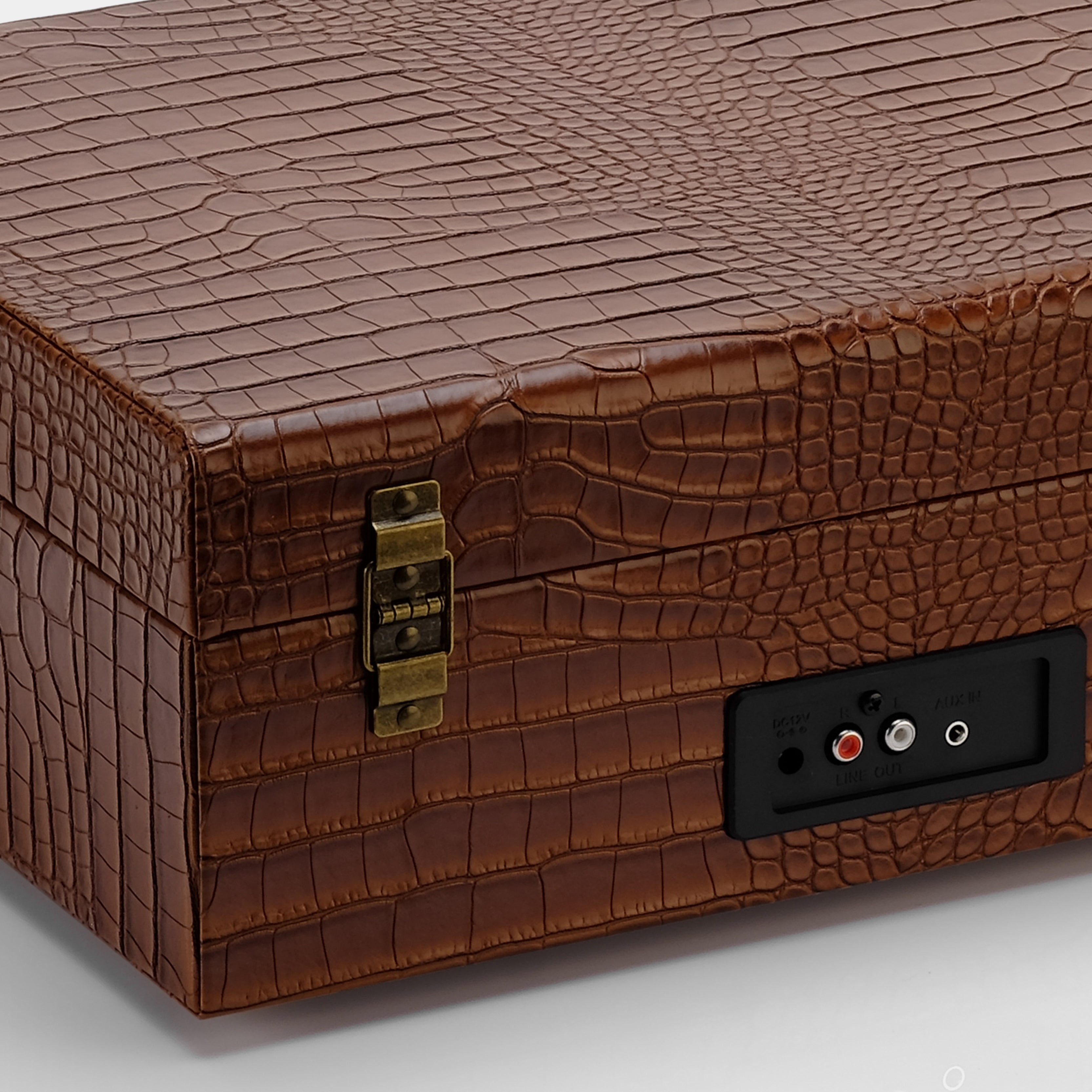 Crosley Voyager Brown Portable Turntable with Bluetooth