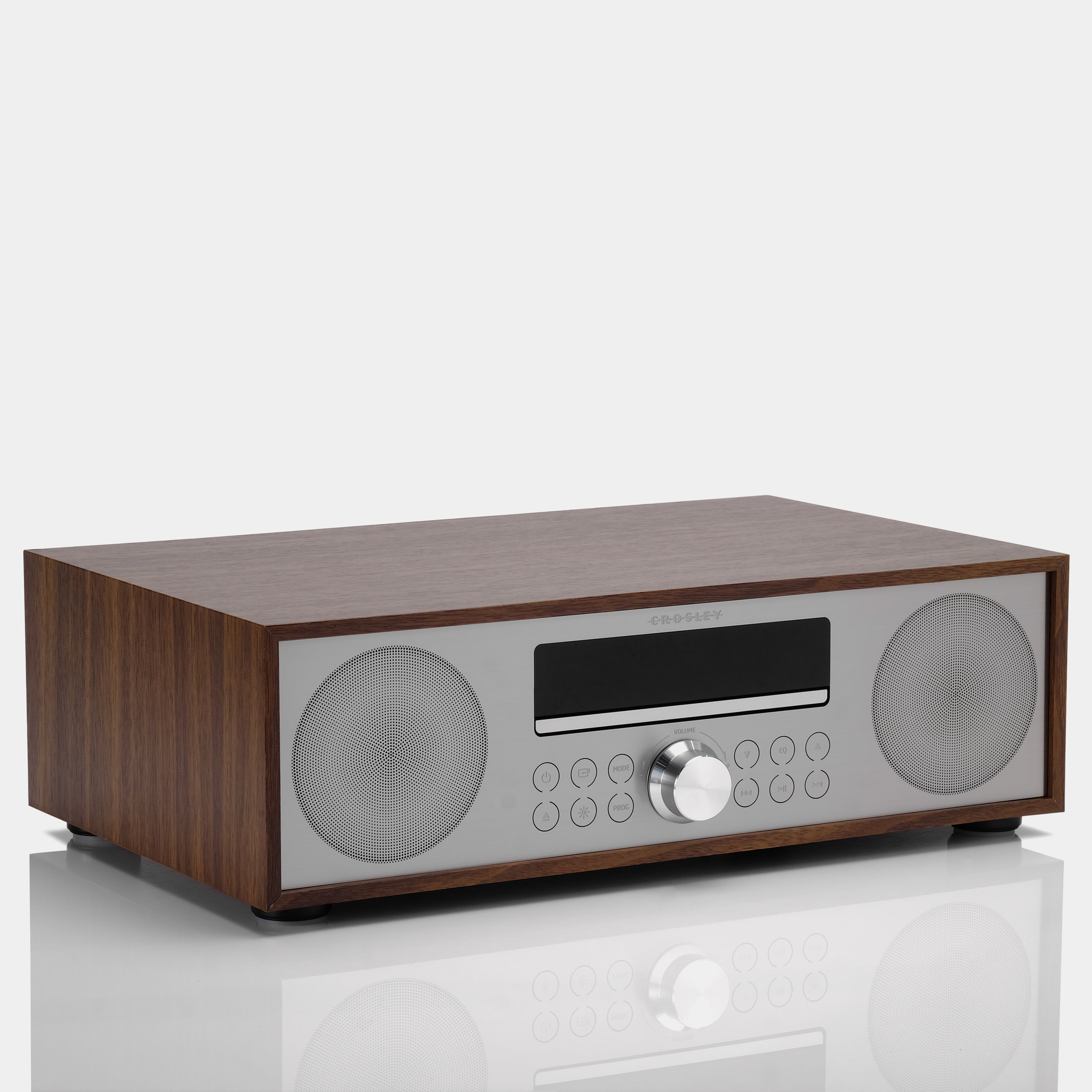 Crosley Fleetwood Walnut Radio CD Player