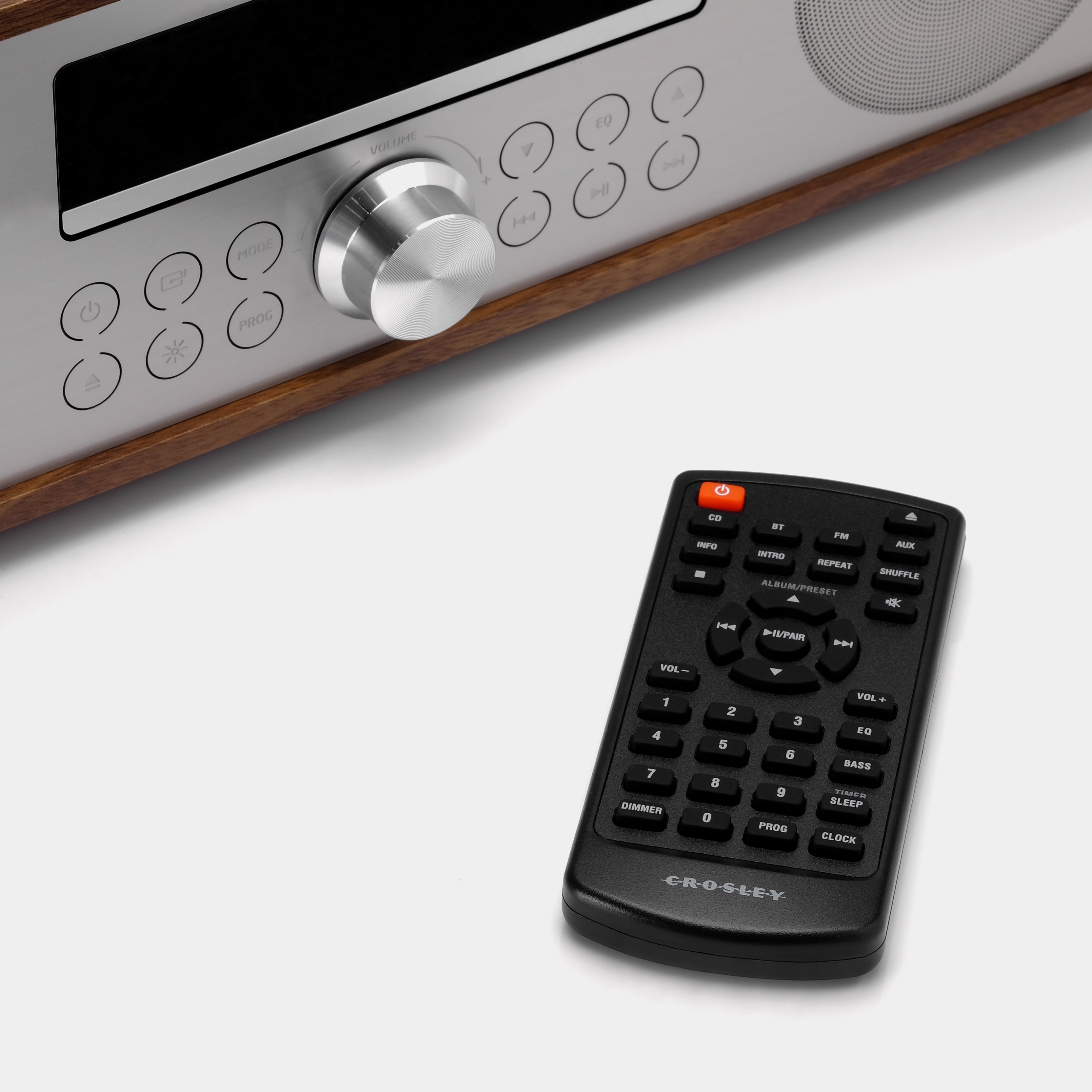 Crosley Fleetwood Walnut Radio CD Player