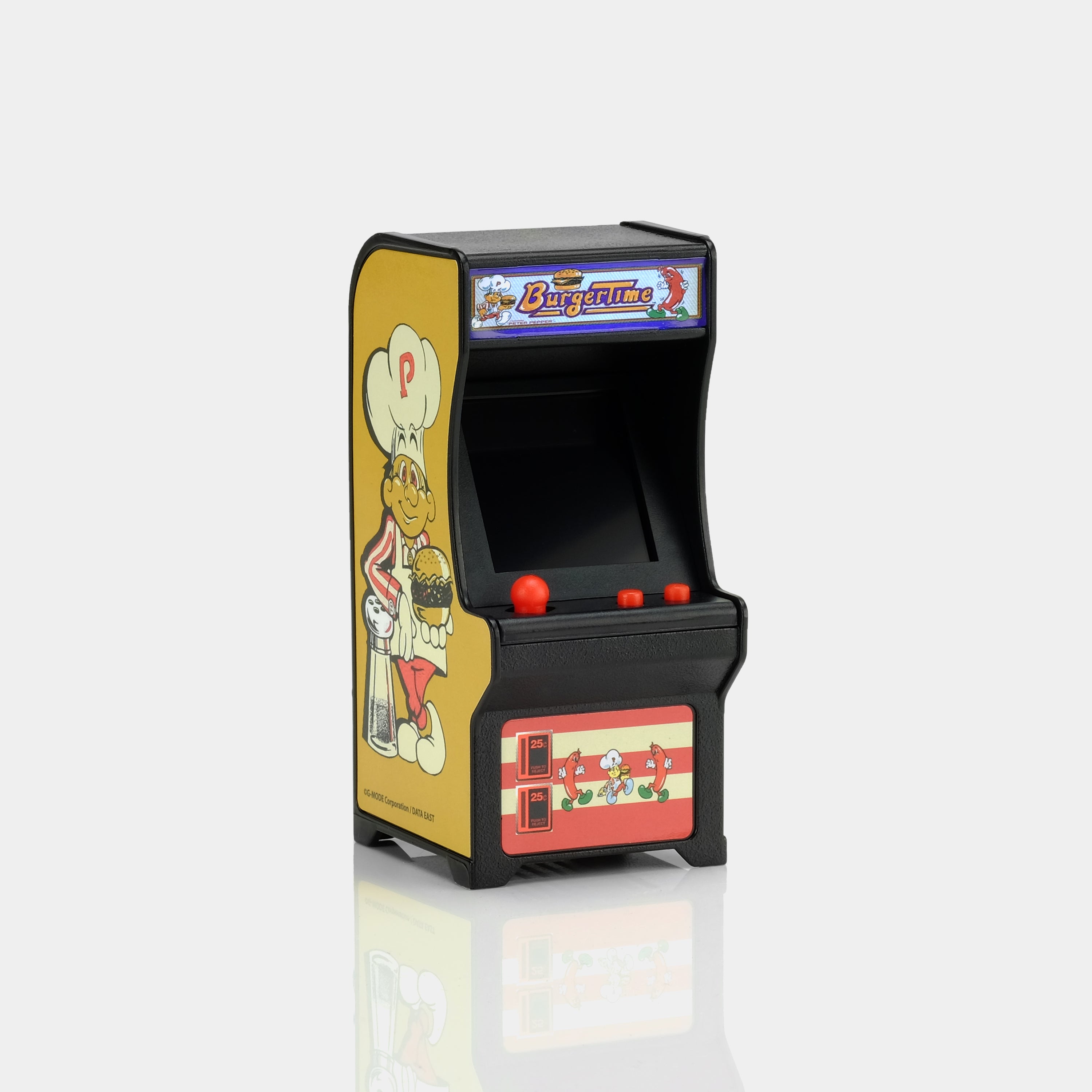 Tiny Arcade Burger Time Game Keychain