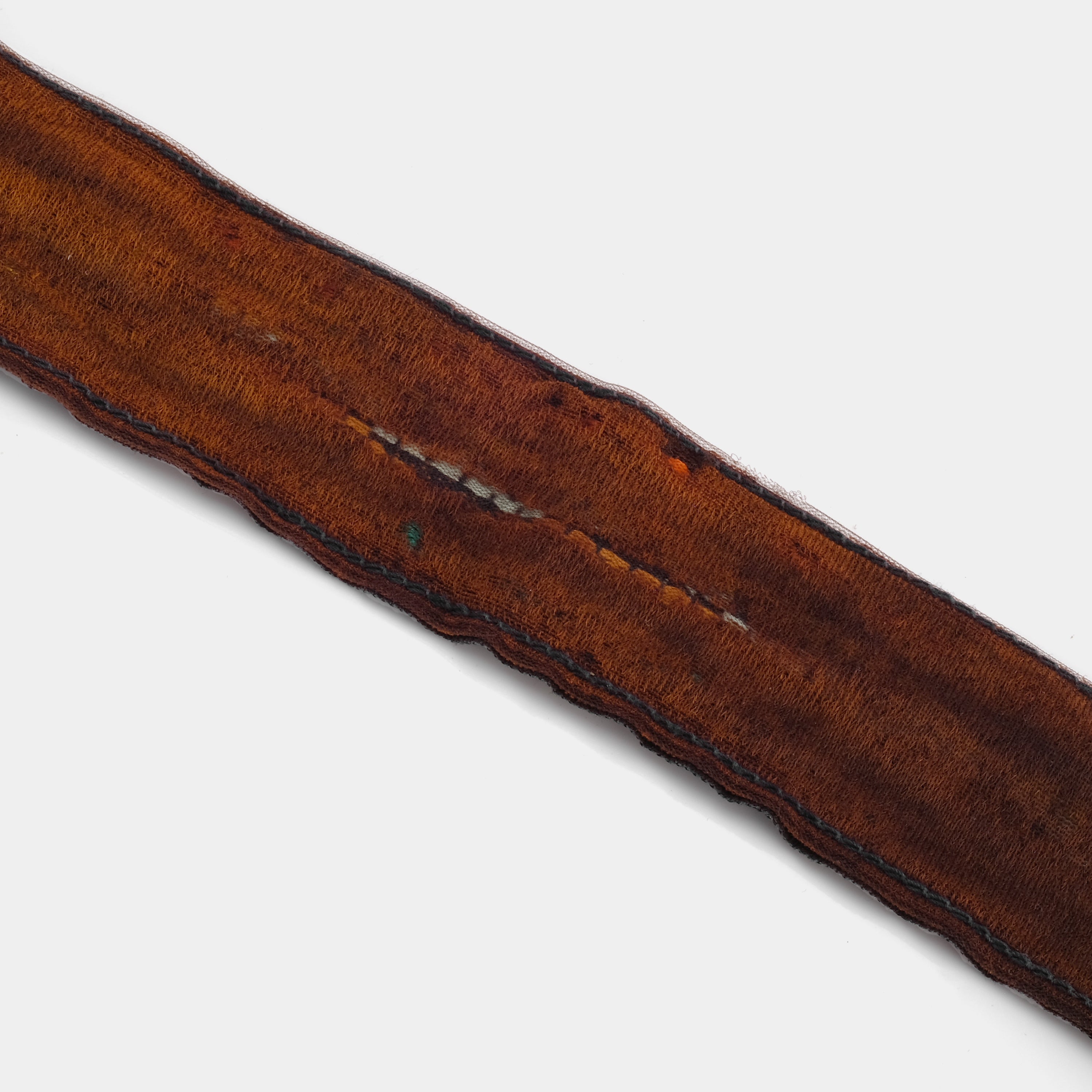 Brown, Red, Yellow and Green Patterned Hippie Camera Strap