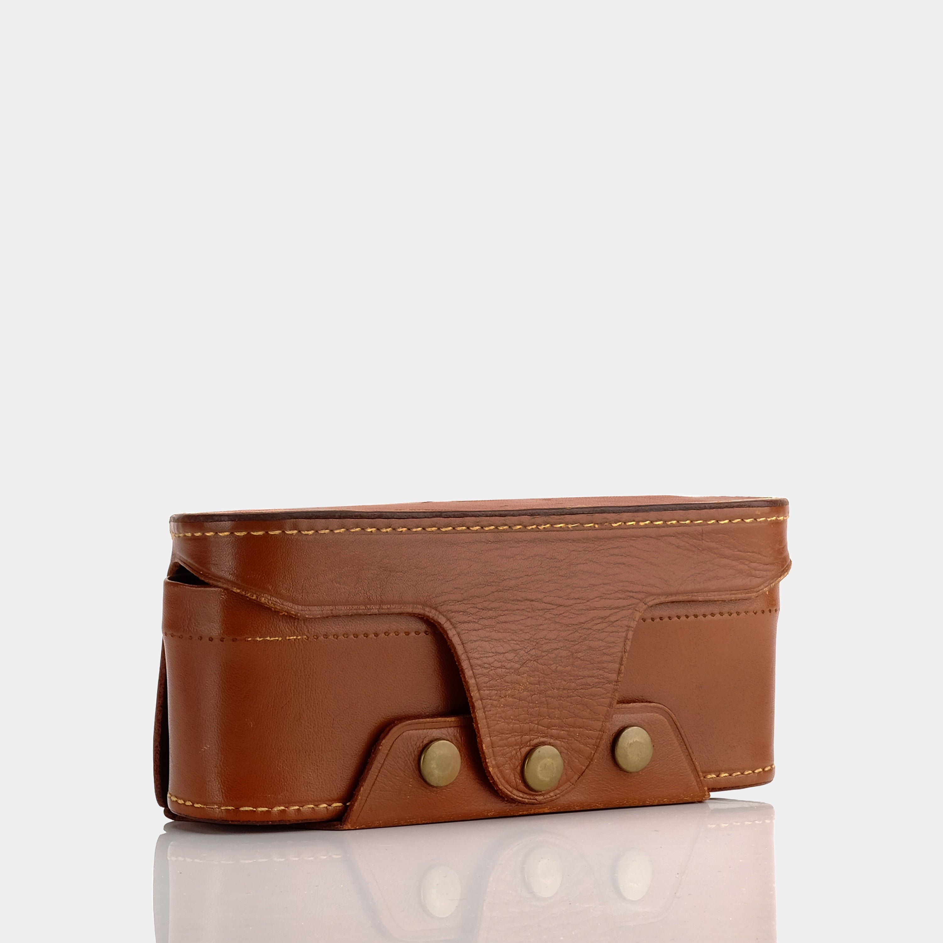 Kodak Faux Leather Brown Stereo Camera Bag