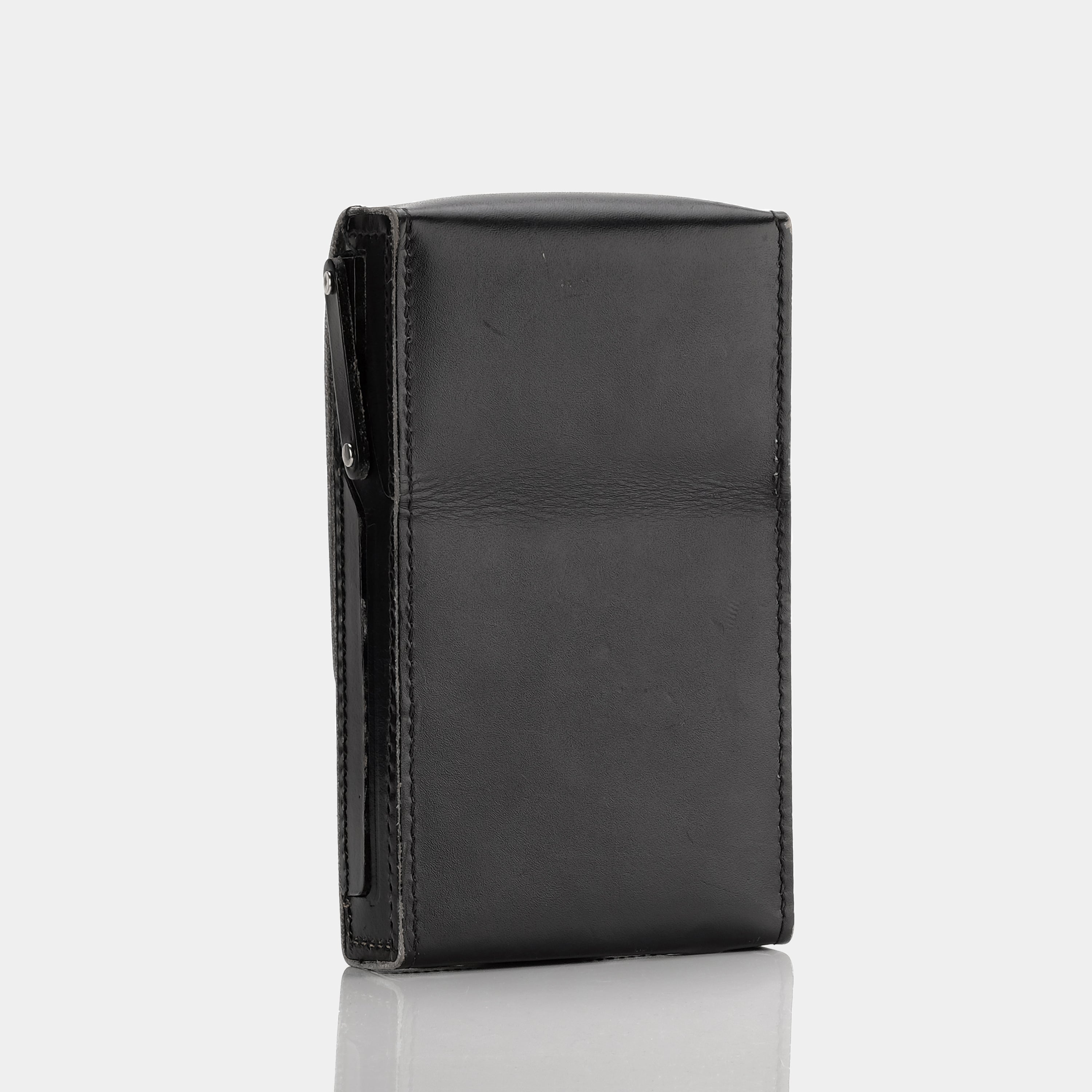 Polaroid SX-70 "Ever-Ready" Style Black Leather Folding Camera Case