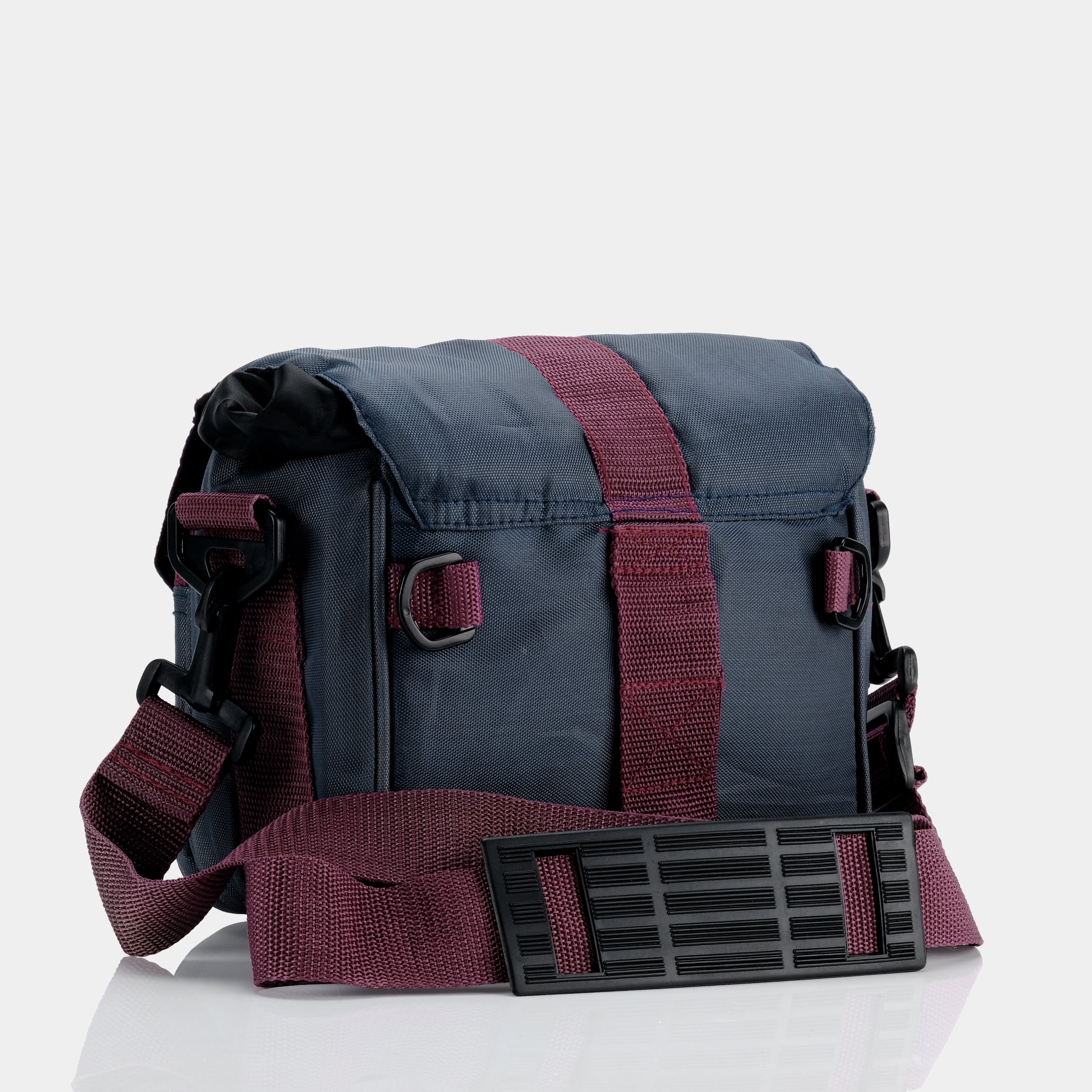 Aspen Navy and Maroon Camera Bag