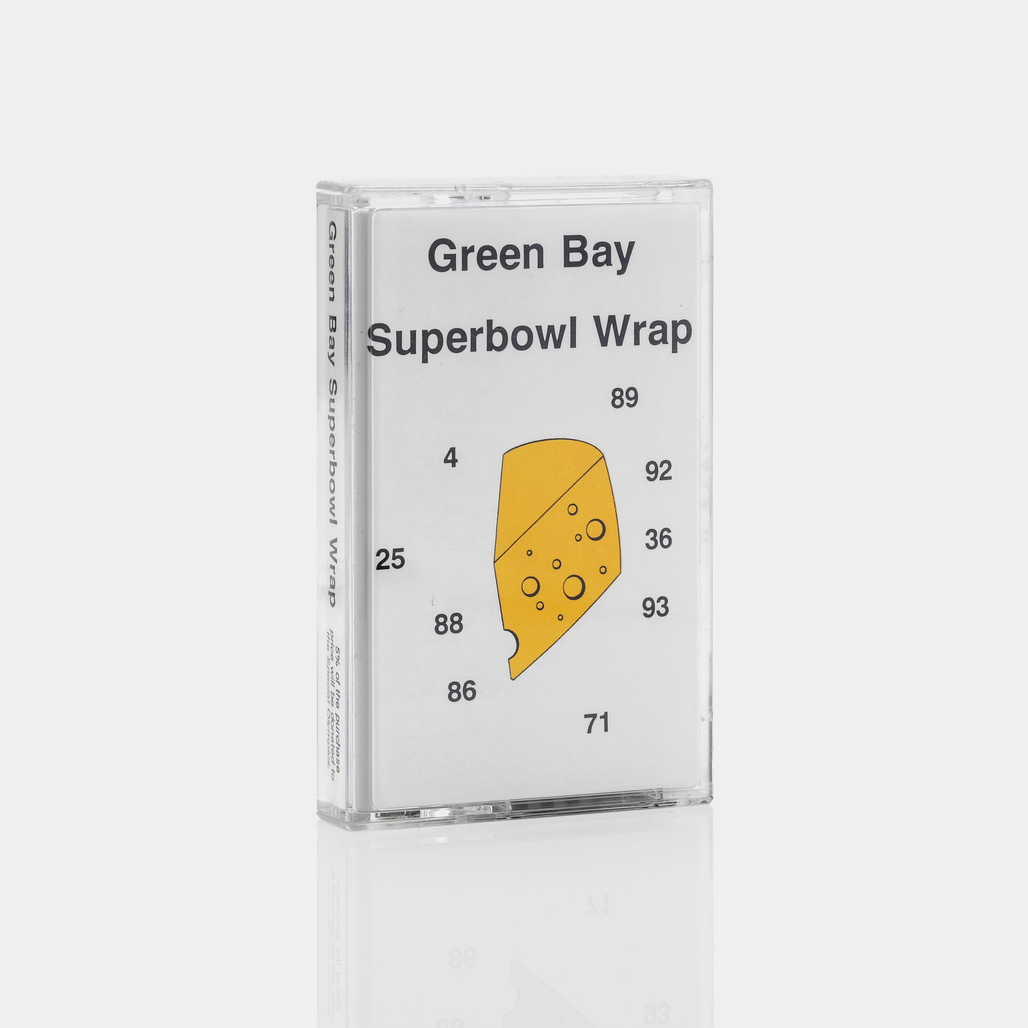 Green Bay Superbowl Wrap Cassette Tape