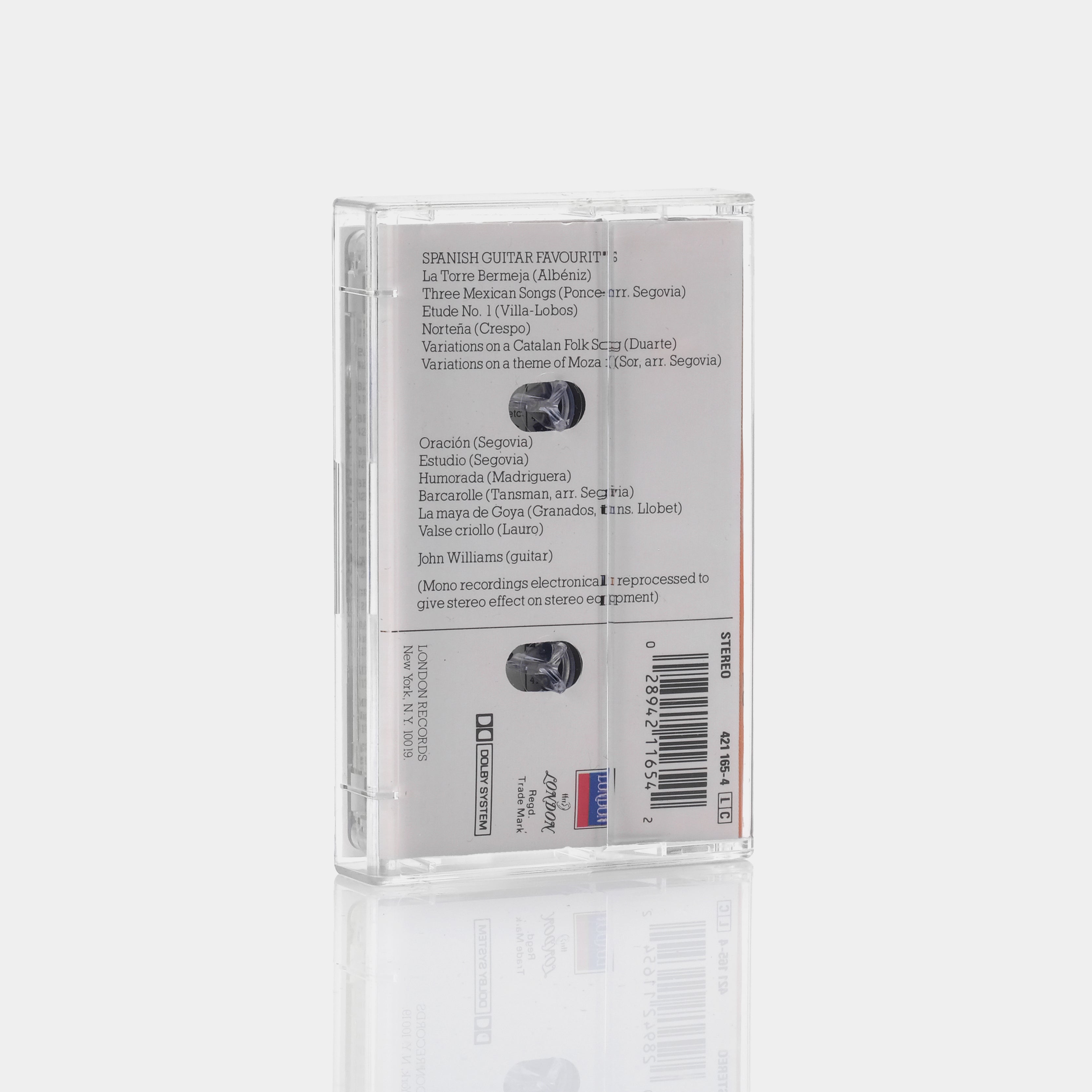 John Williams - Spanish Guitar Favourites Cassette Tape