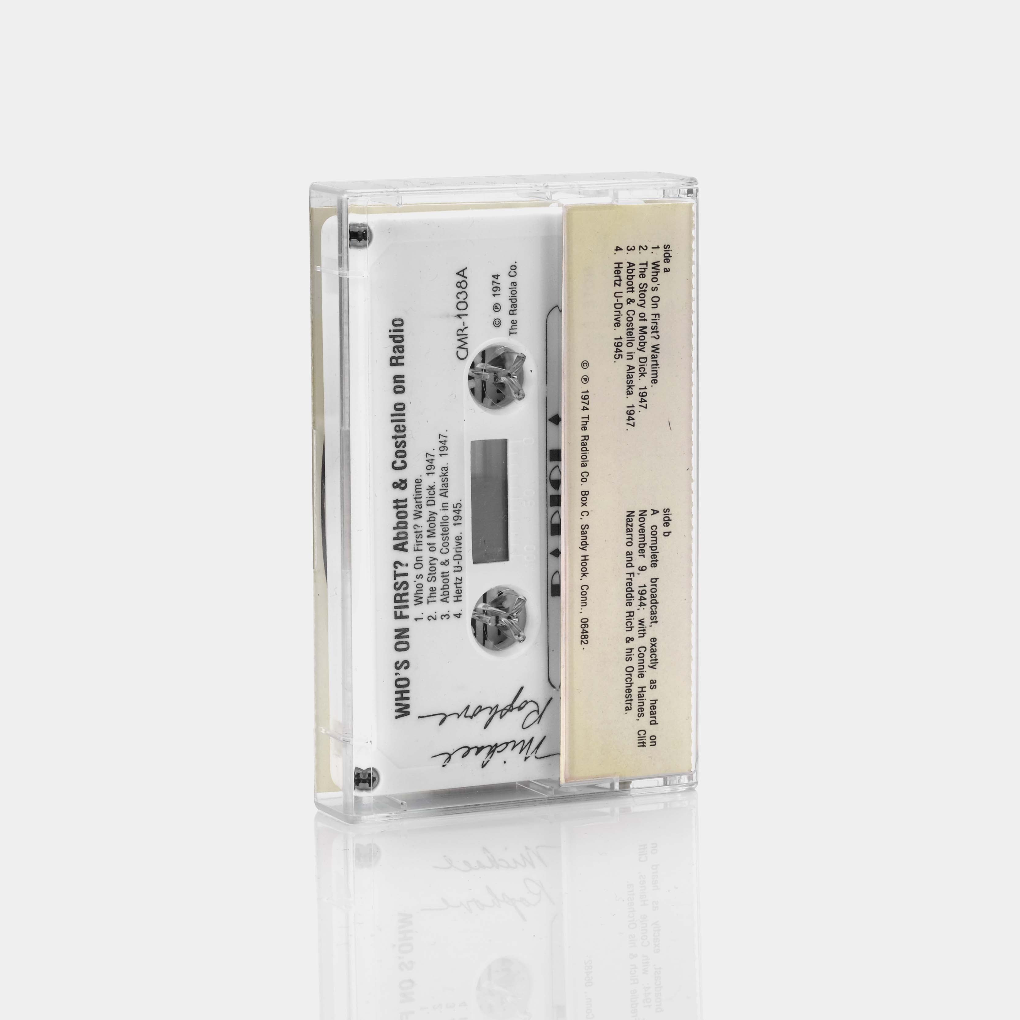 Abbott & Costello - Who's On First? Cassette Tape