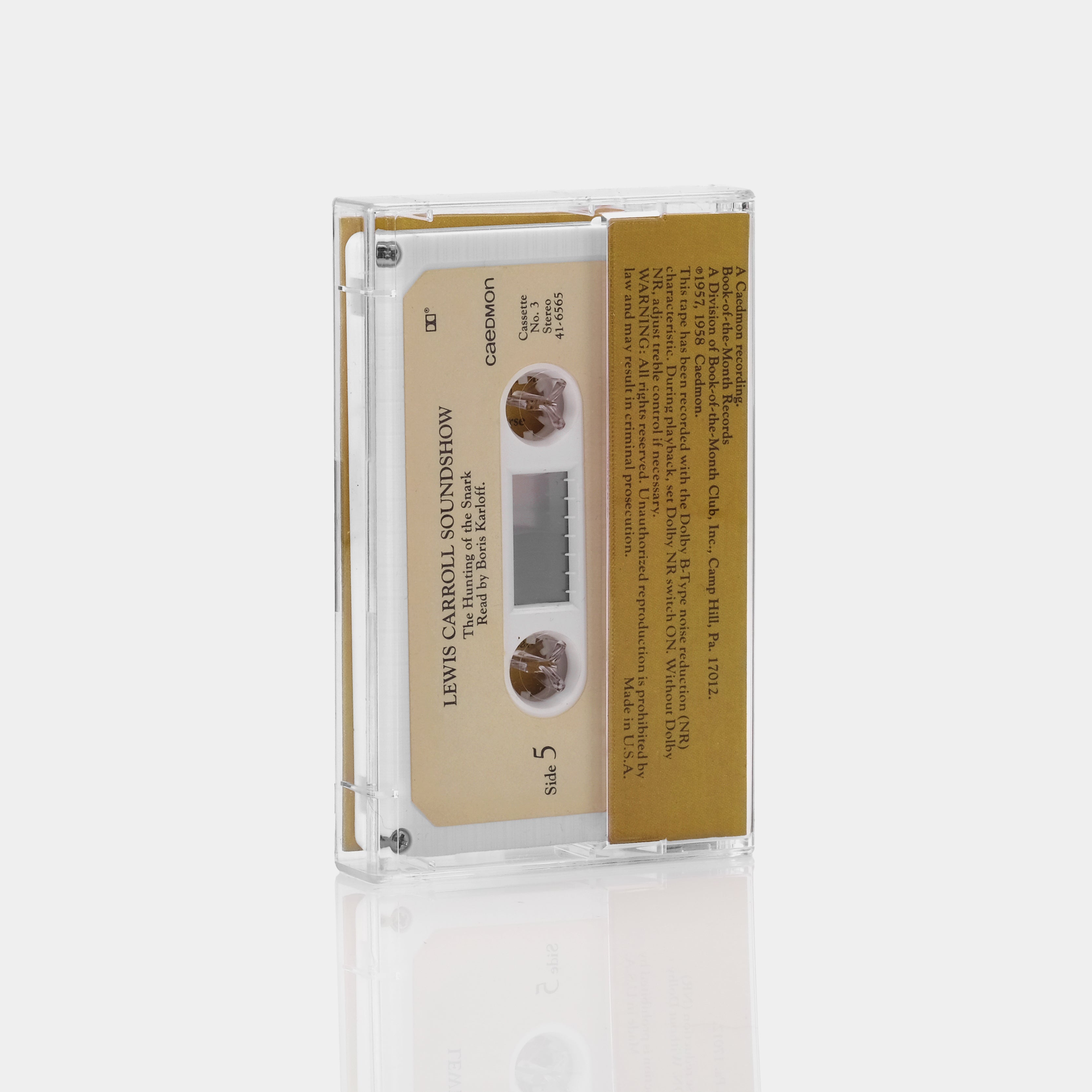 Lewis Carroll Soundshow - The Hunting Of The Snark & Nonsense Verse Audio Book Cassette Tape