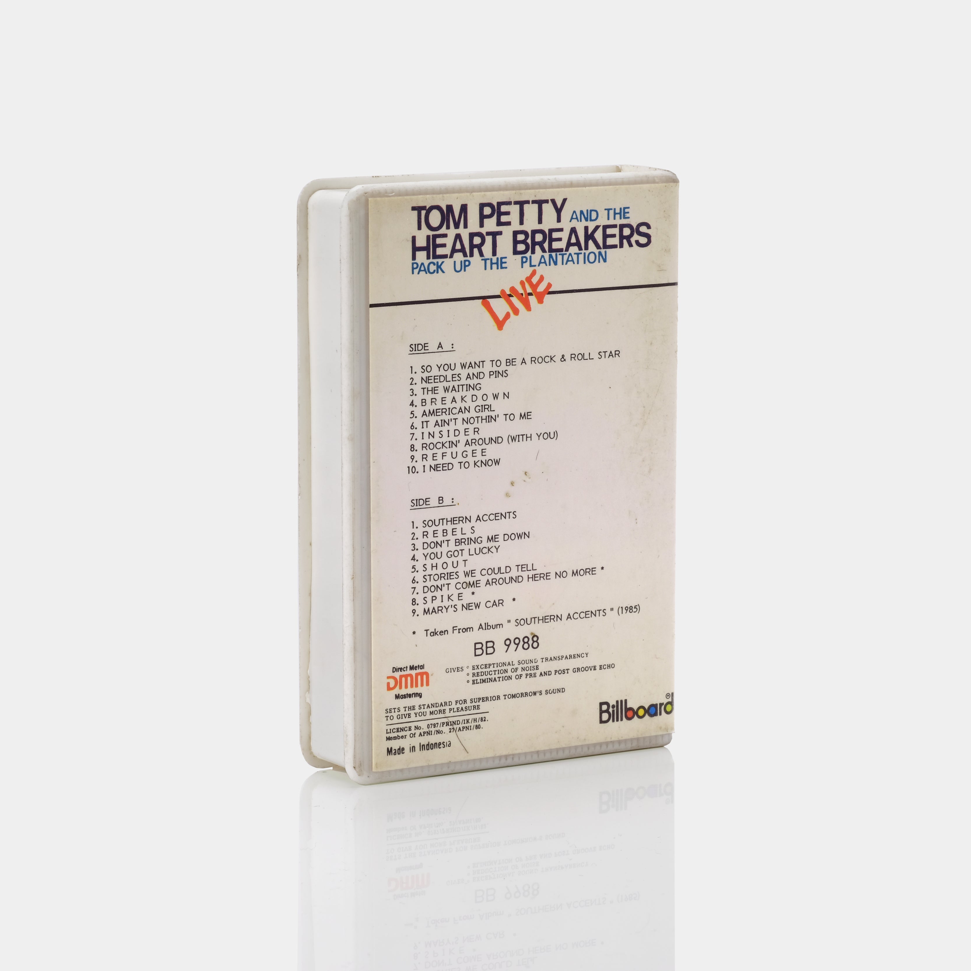 Tom Petty And The Heartbreakers - Pack Up The Plantation Live! Cassette Tape