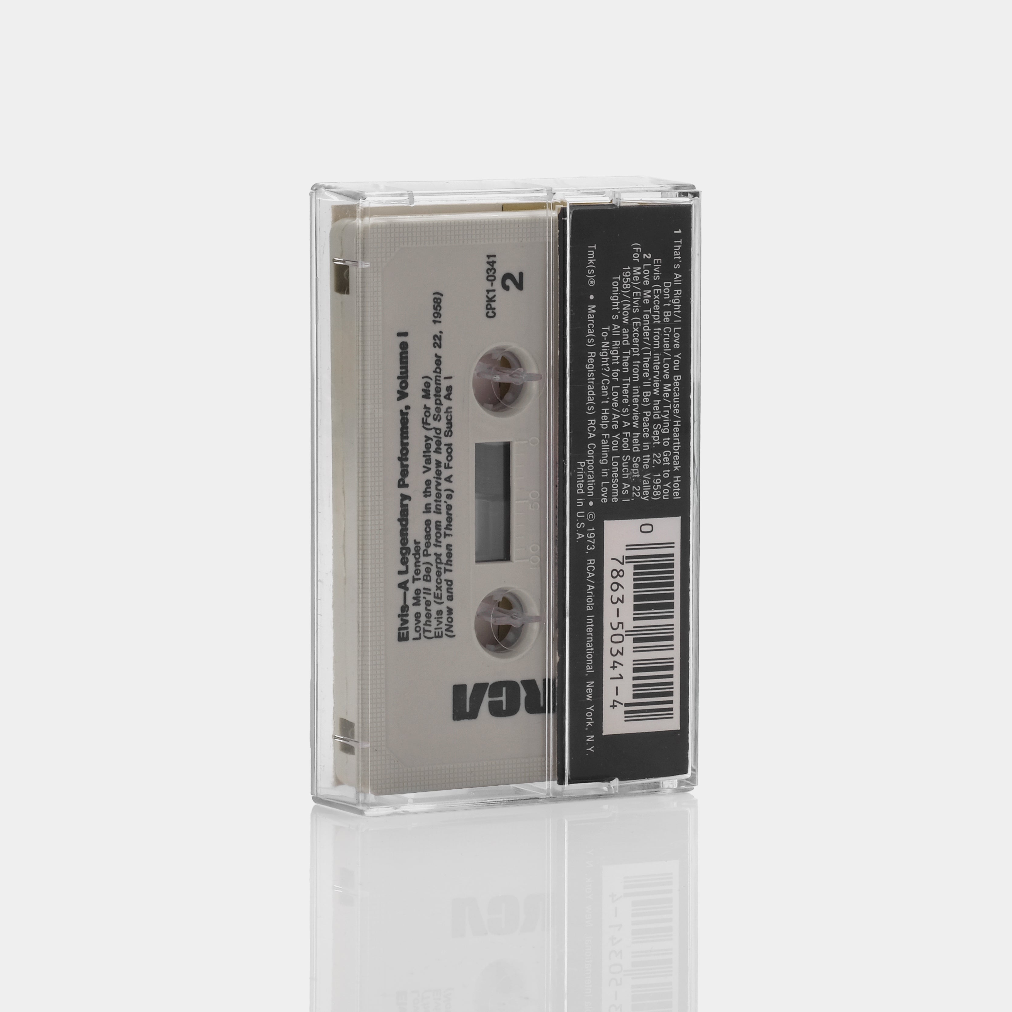 Elvis Presley - A Legendary Performer (Volume 1) Cassette Tape