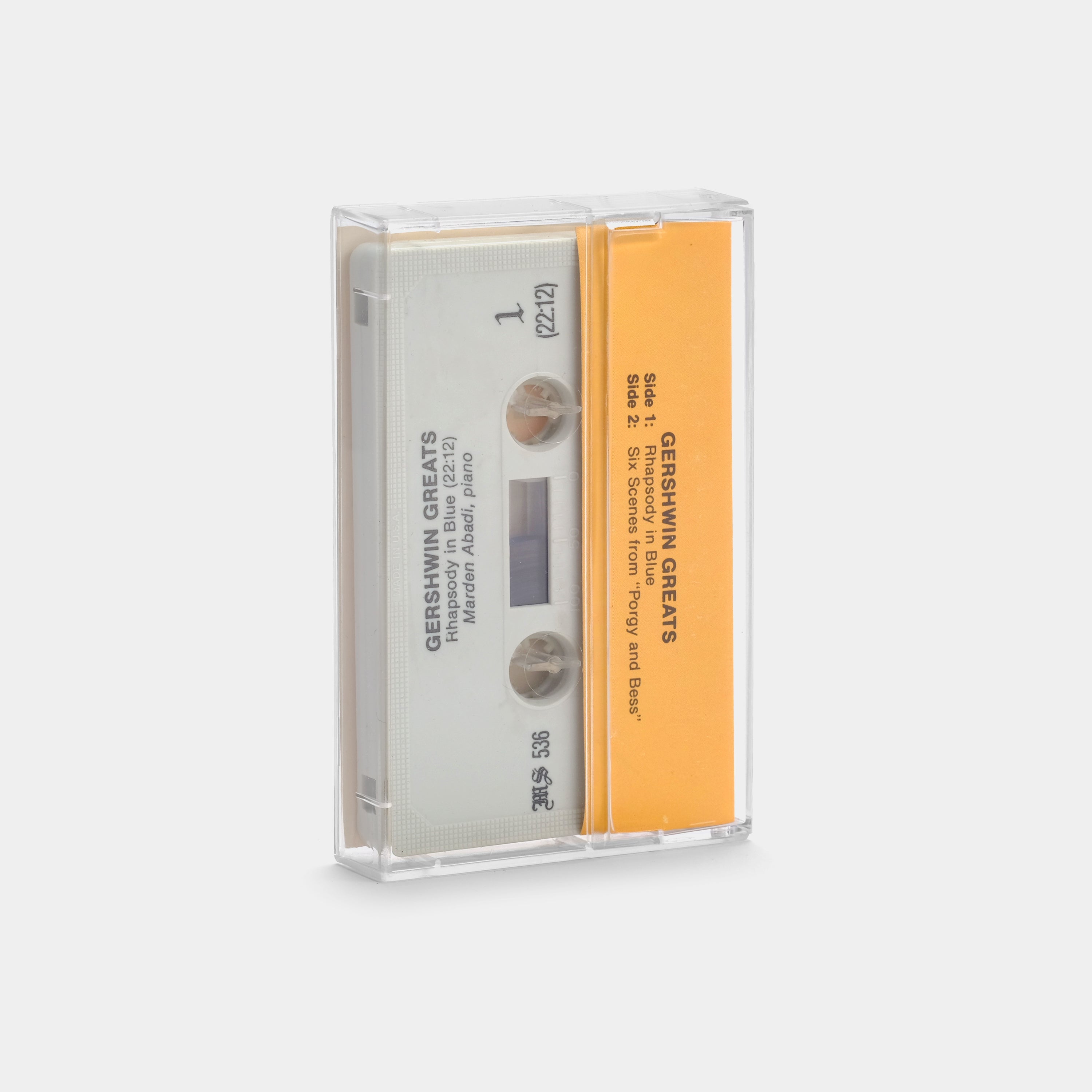 Gershwin Greats - Marden Abadi, Piano Cassette Tape