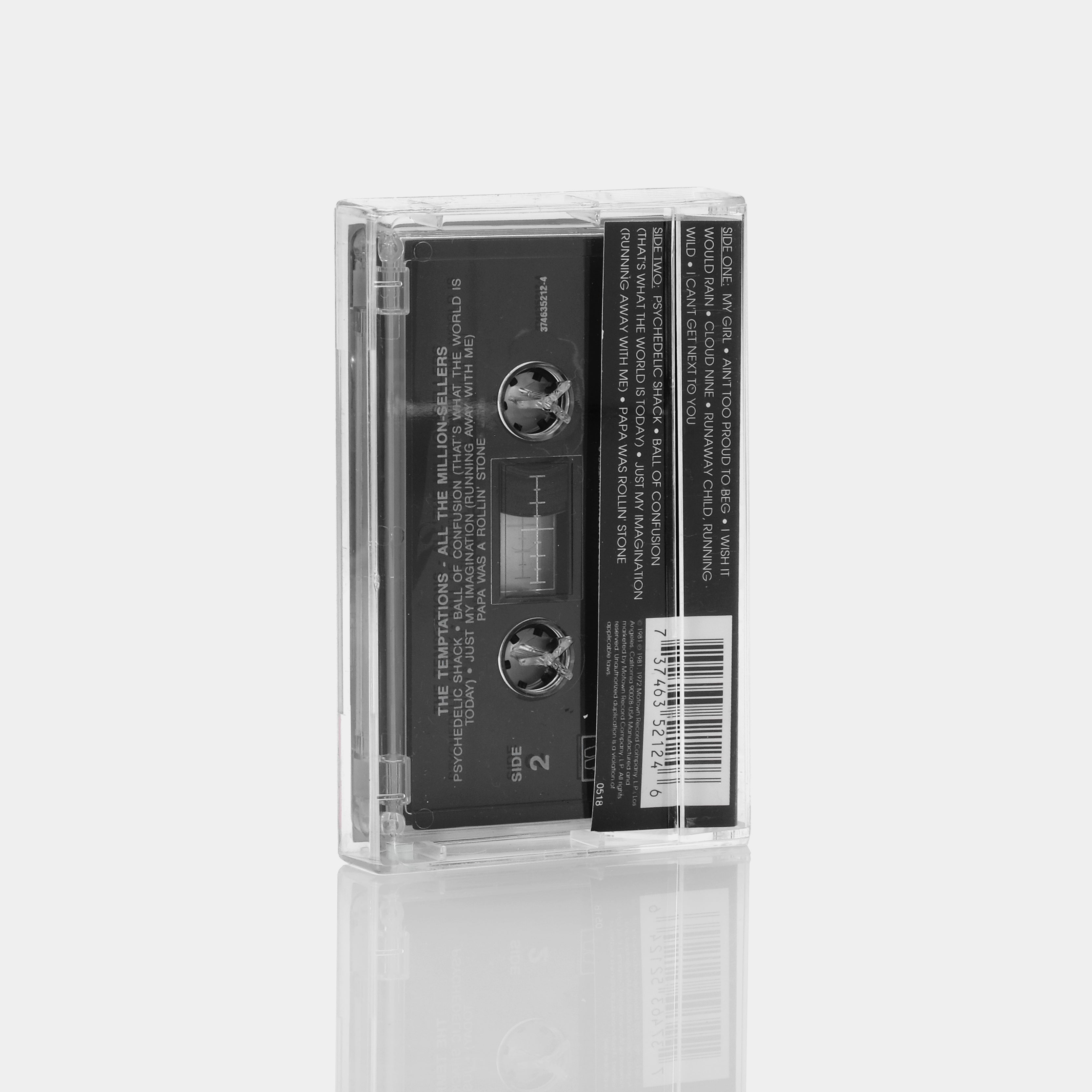 The Temptations - All The Million-Sellers Cassette Tape