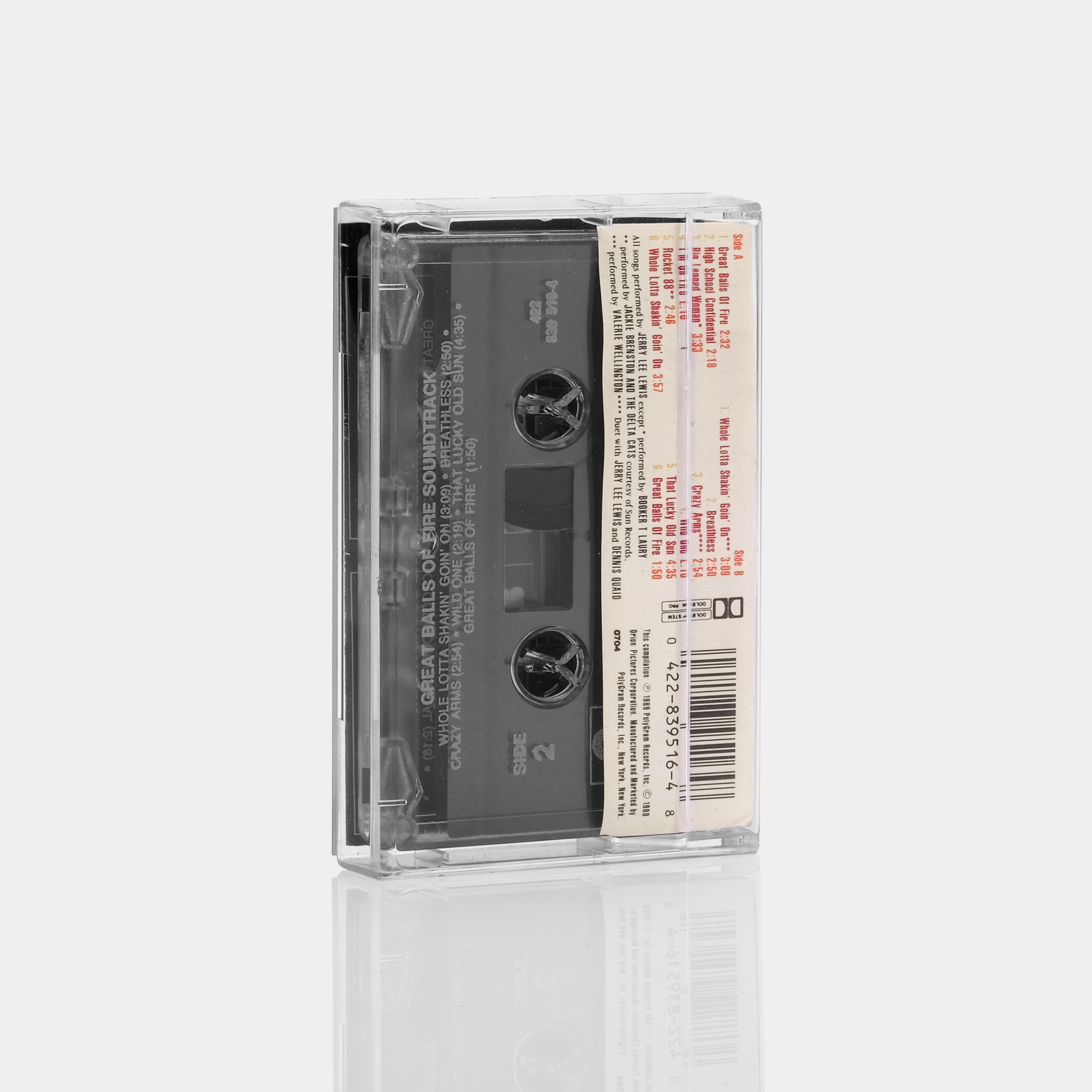 Great Balls Of Fire (Original Motion Picture Soundtrack) Cassette Tape