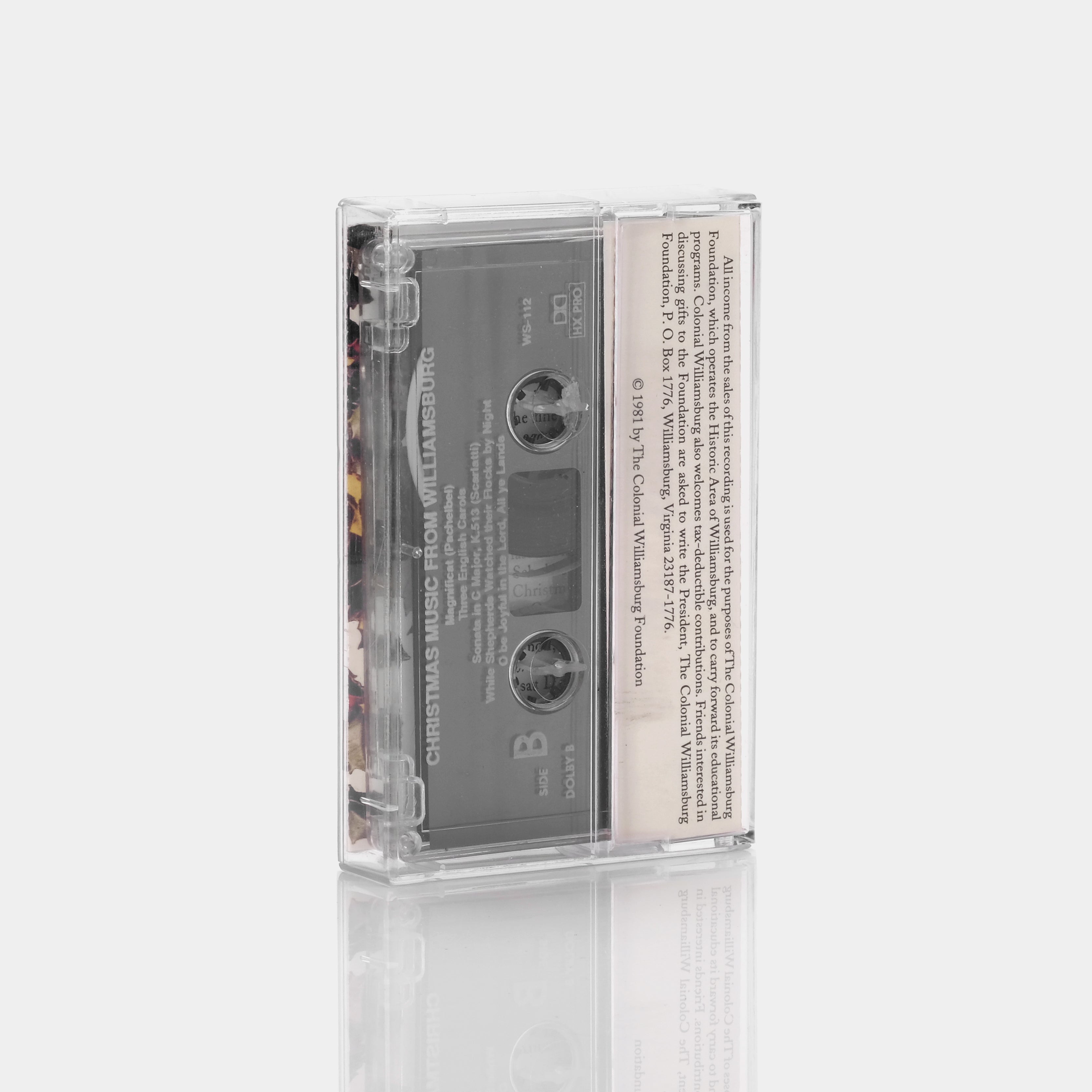 Christmas Music From Colonial Williamsburg Cassette Tape