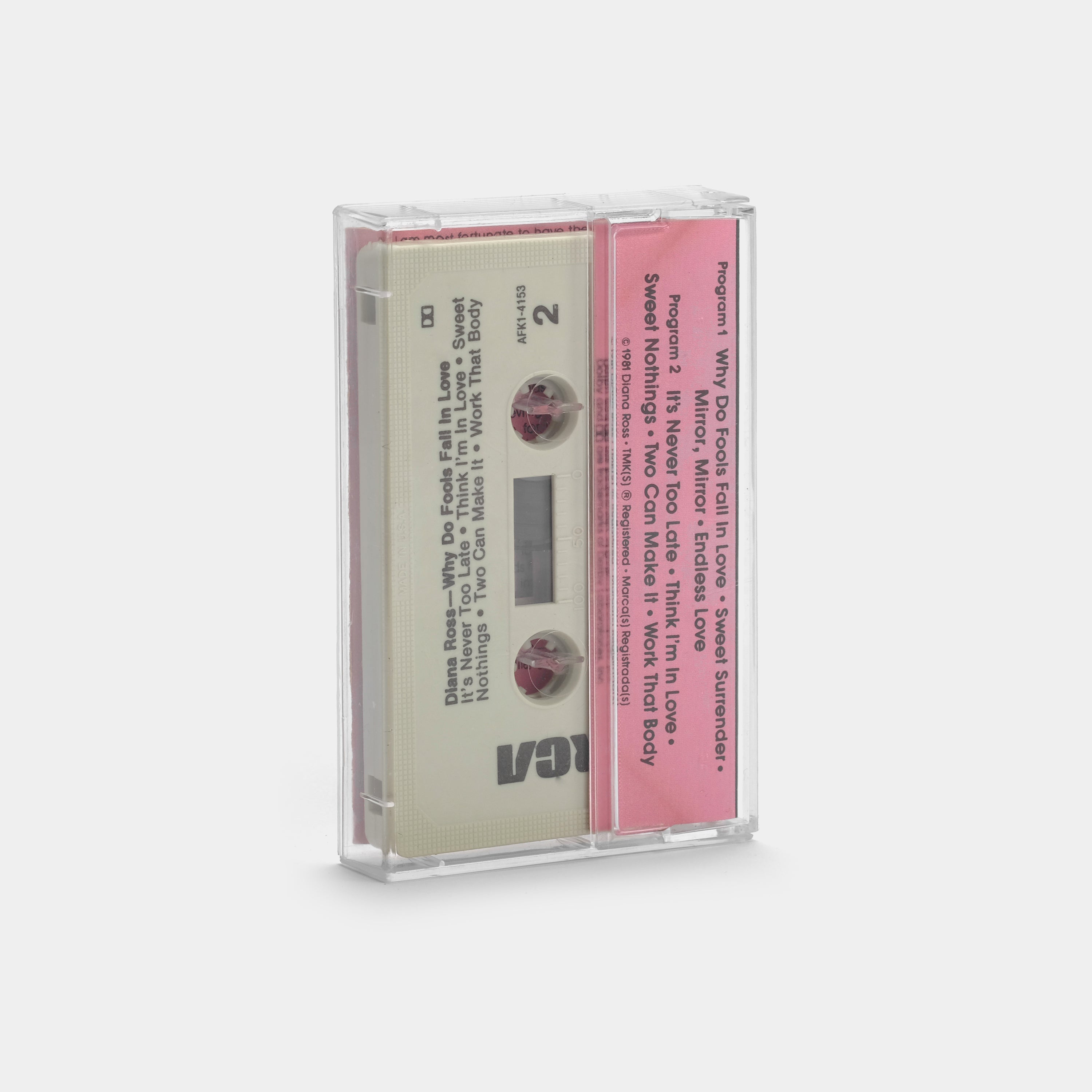 Diana Ross - Why Do Fools Fall In Love Cassette Tape