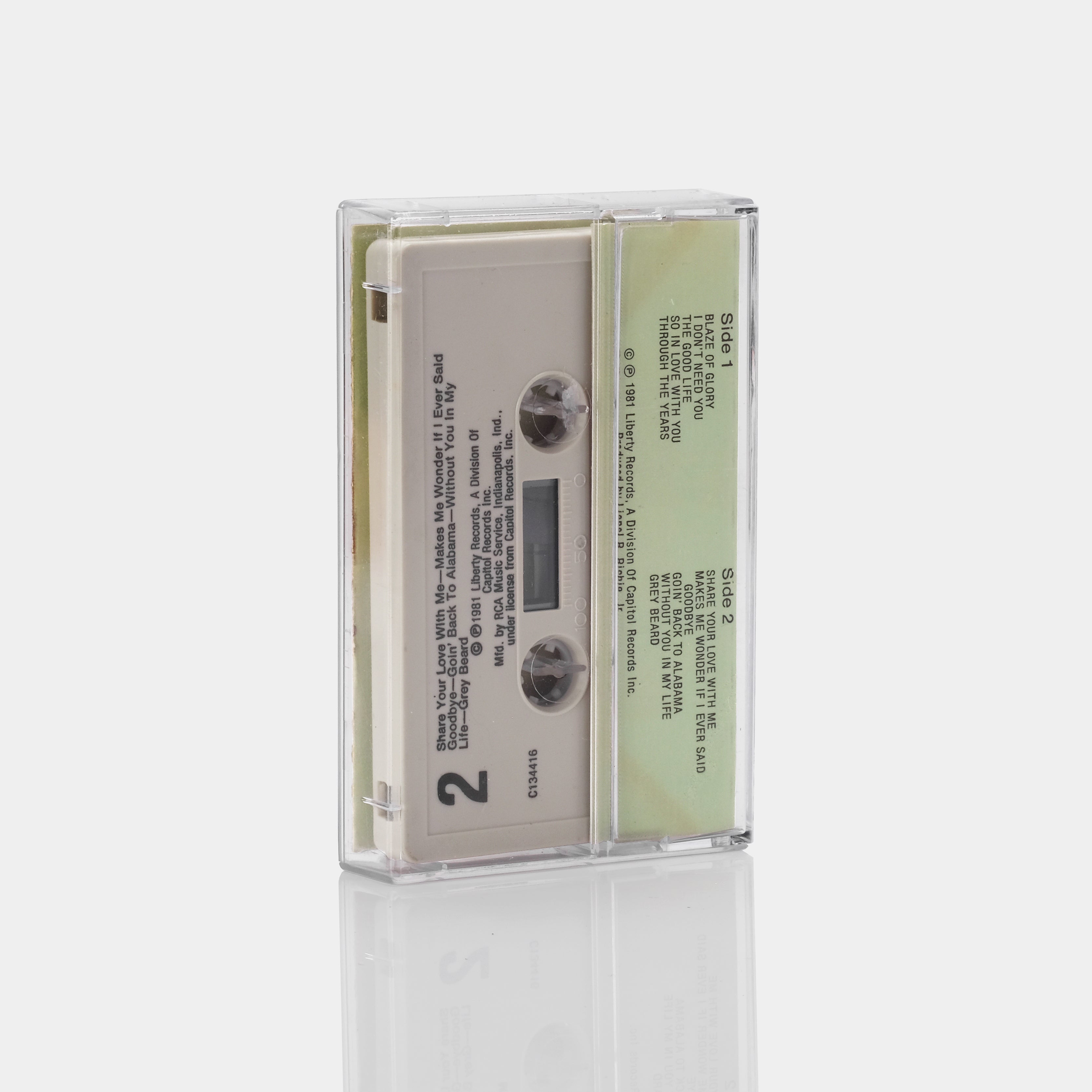 Kenny Rogers - Share Your Love Cassette Tape