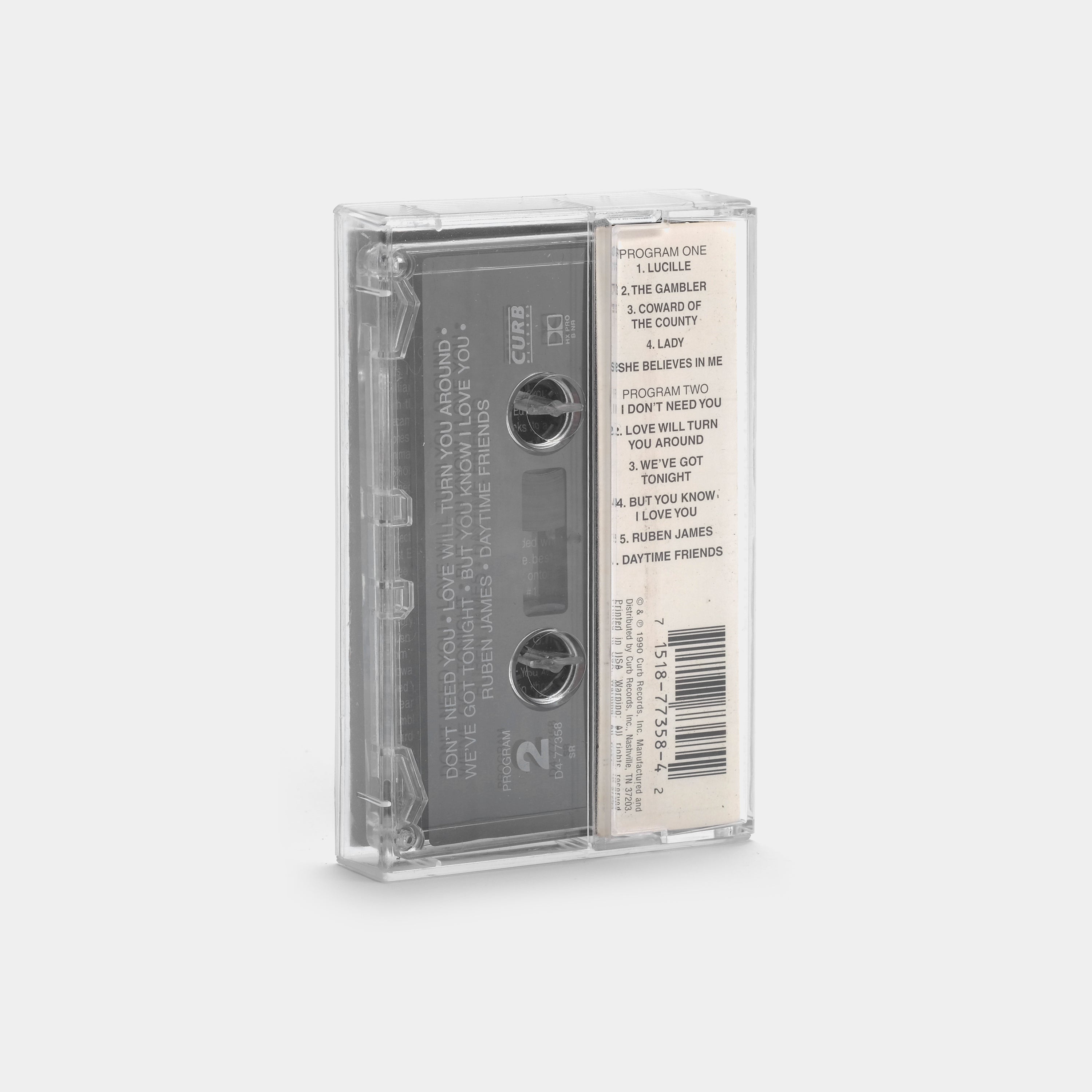 Kenny Rogers - Greatest Country Hits Cassette Tape