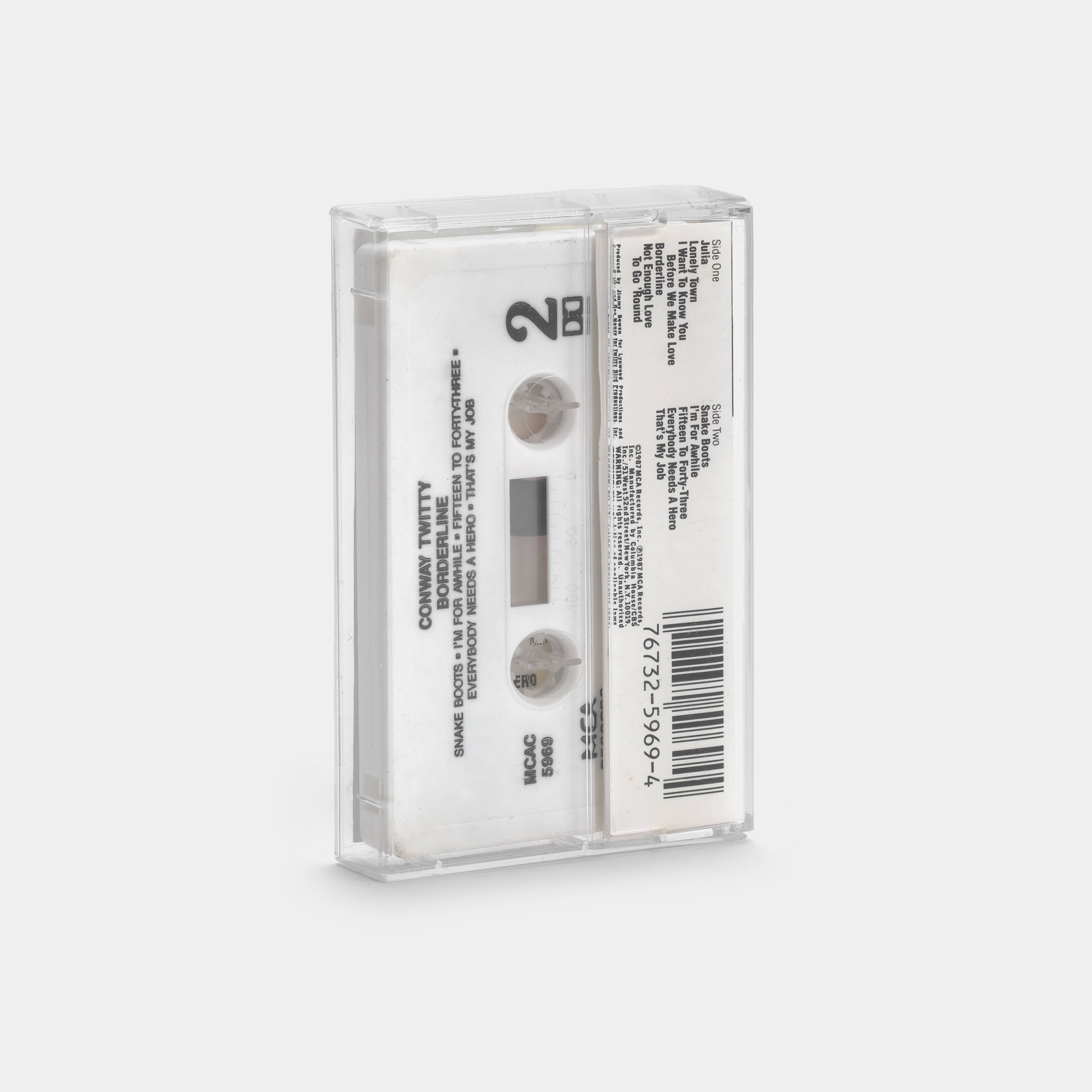 Conway Twitty - Borderline Cassette Tape