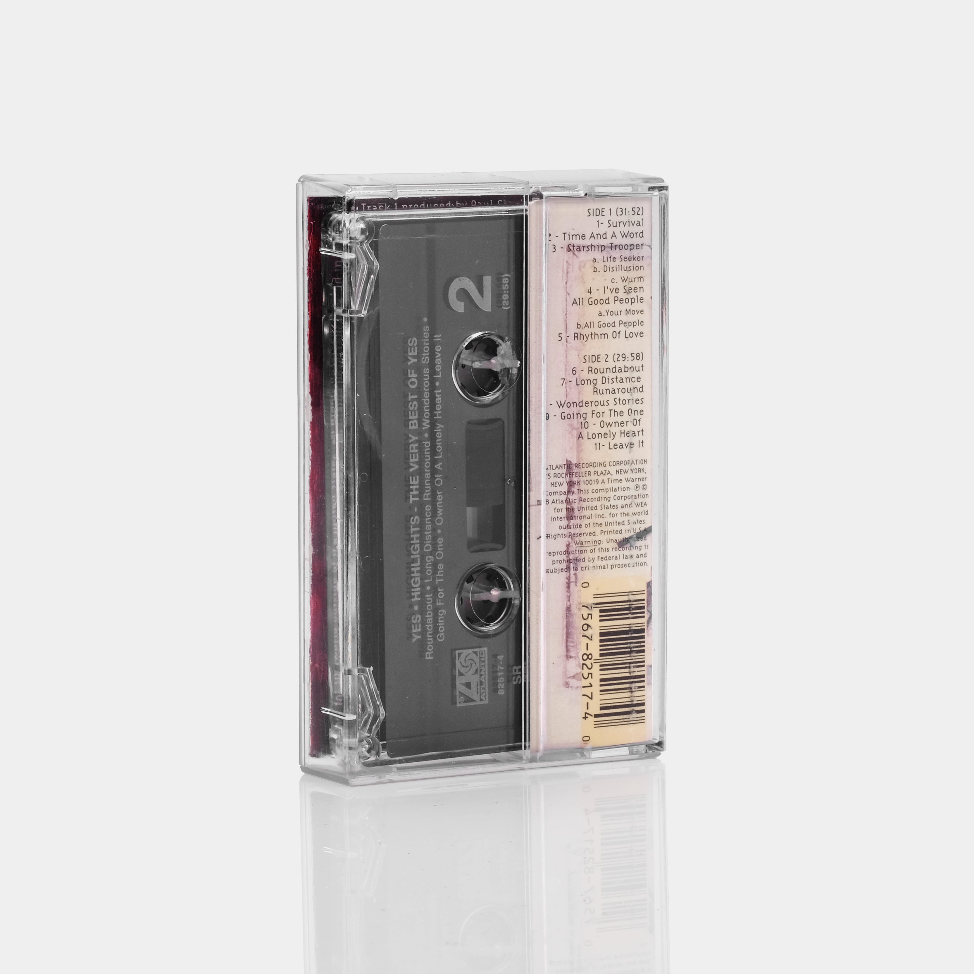 Yes - Highlights The Very Best Cassette Tape