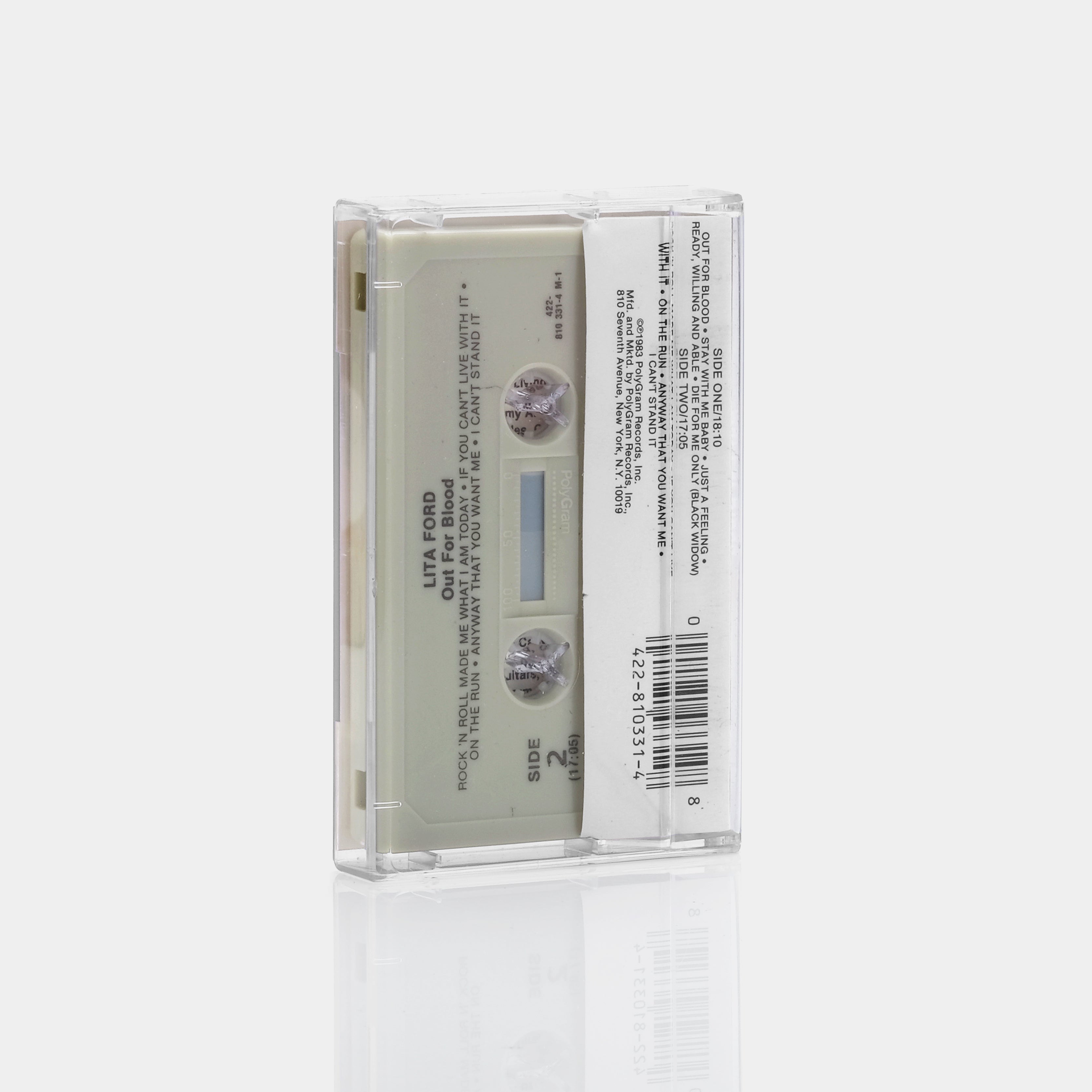 Lita Ford - Out For Blood Cassette Tape