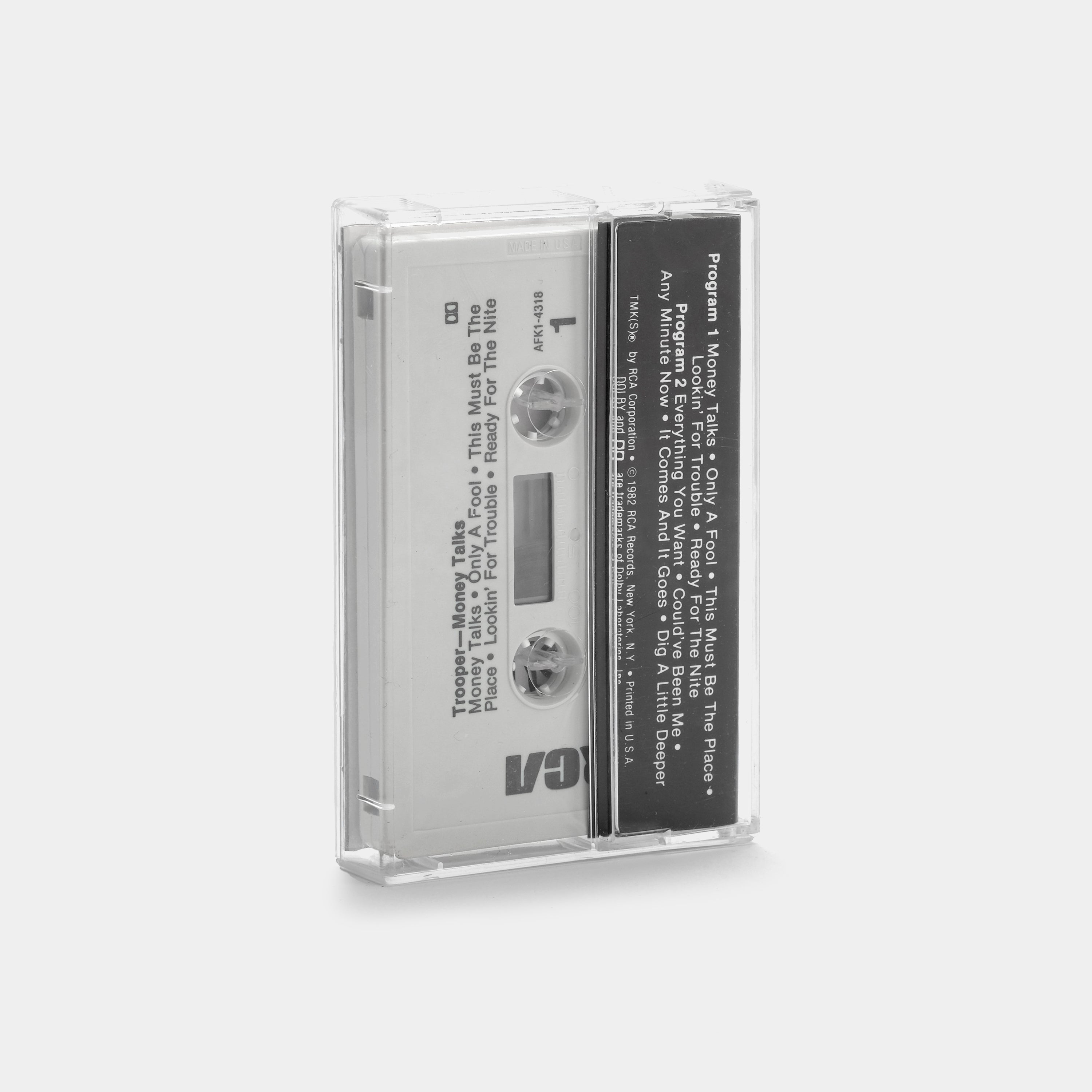 Trooper - Money Talks Cassette Tape
