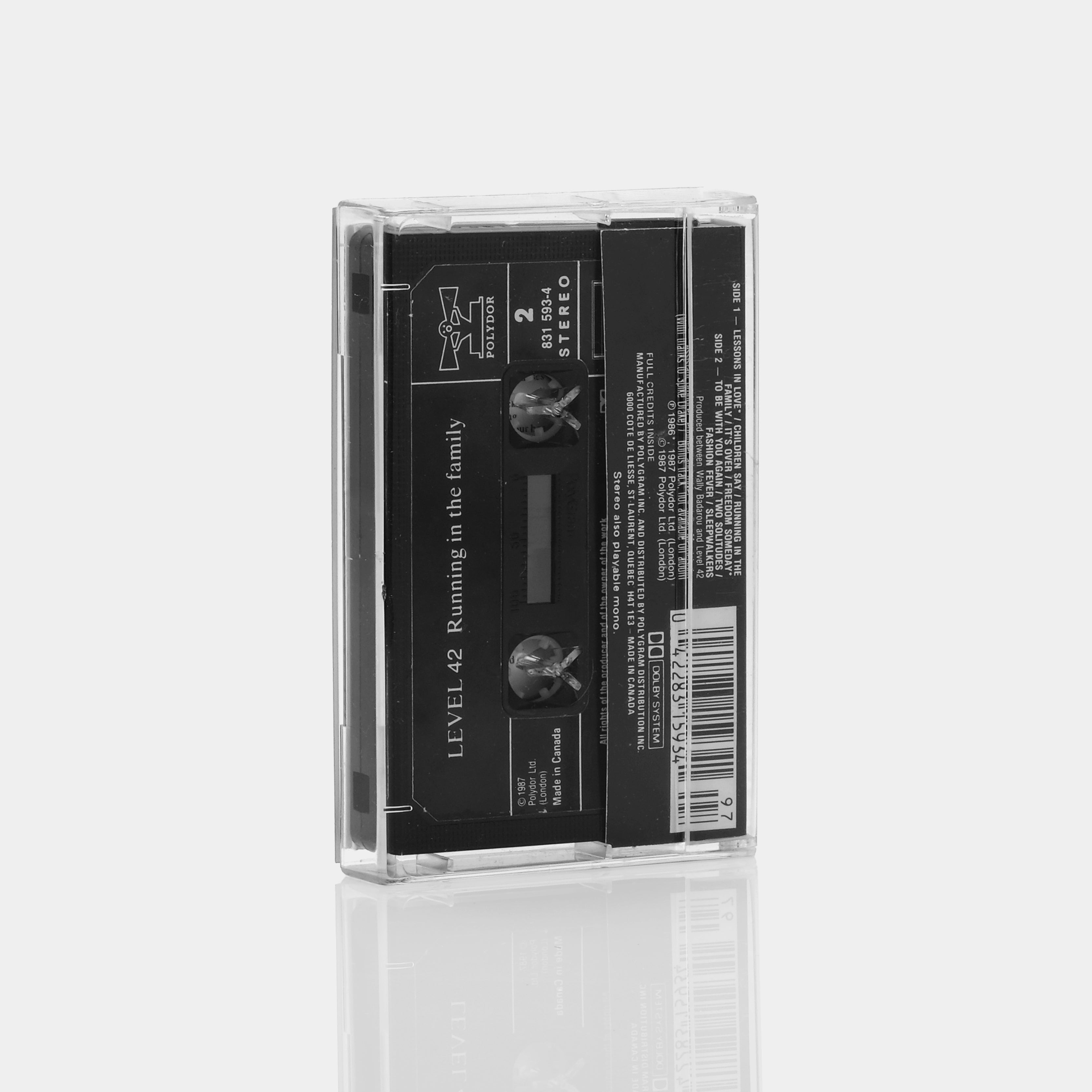 Level 42 - Running In The Family Cassette Tape