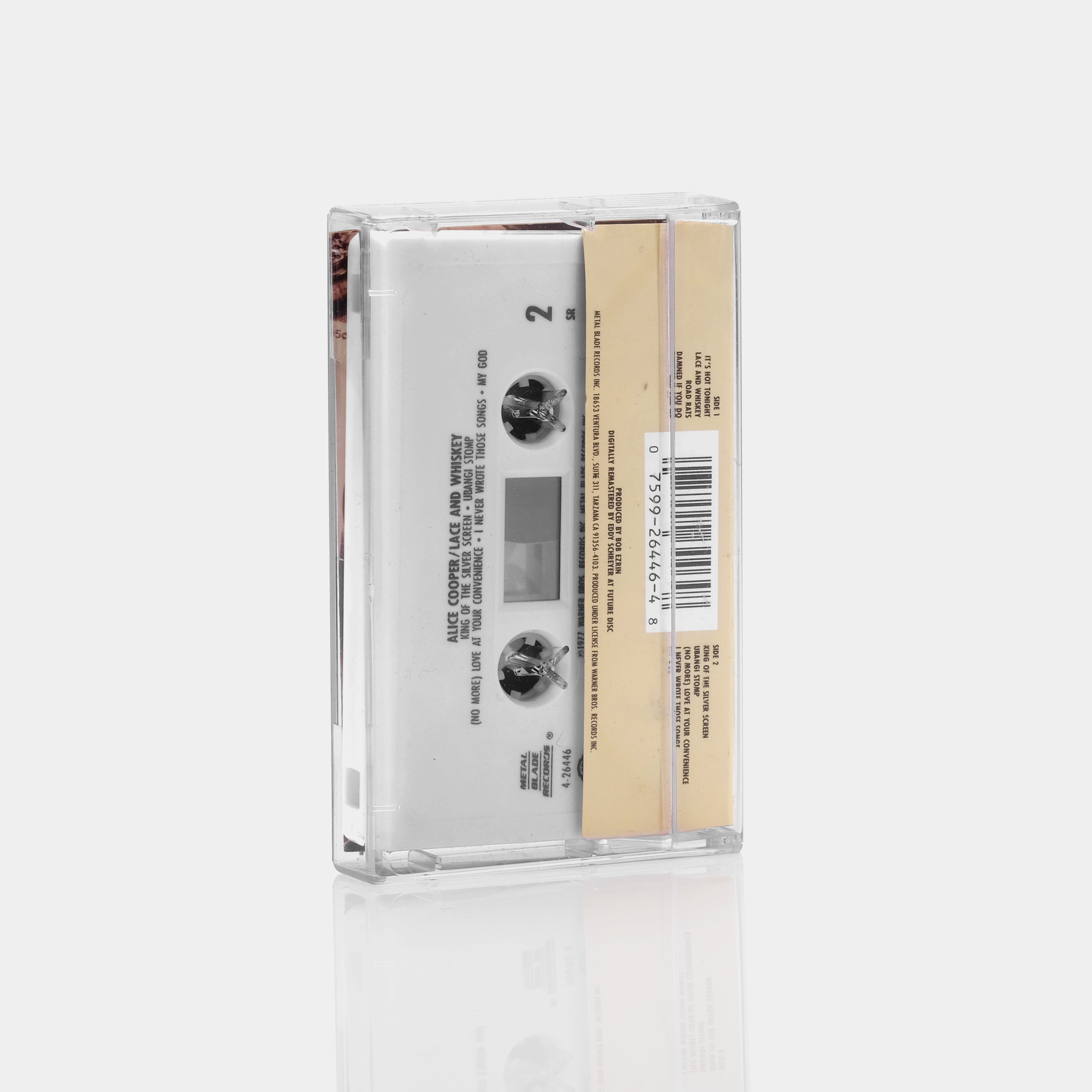 Alice Cooper - Lace And Whiskey Cassette Tape