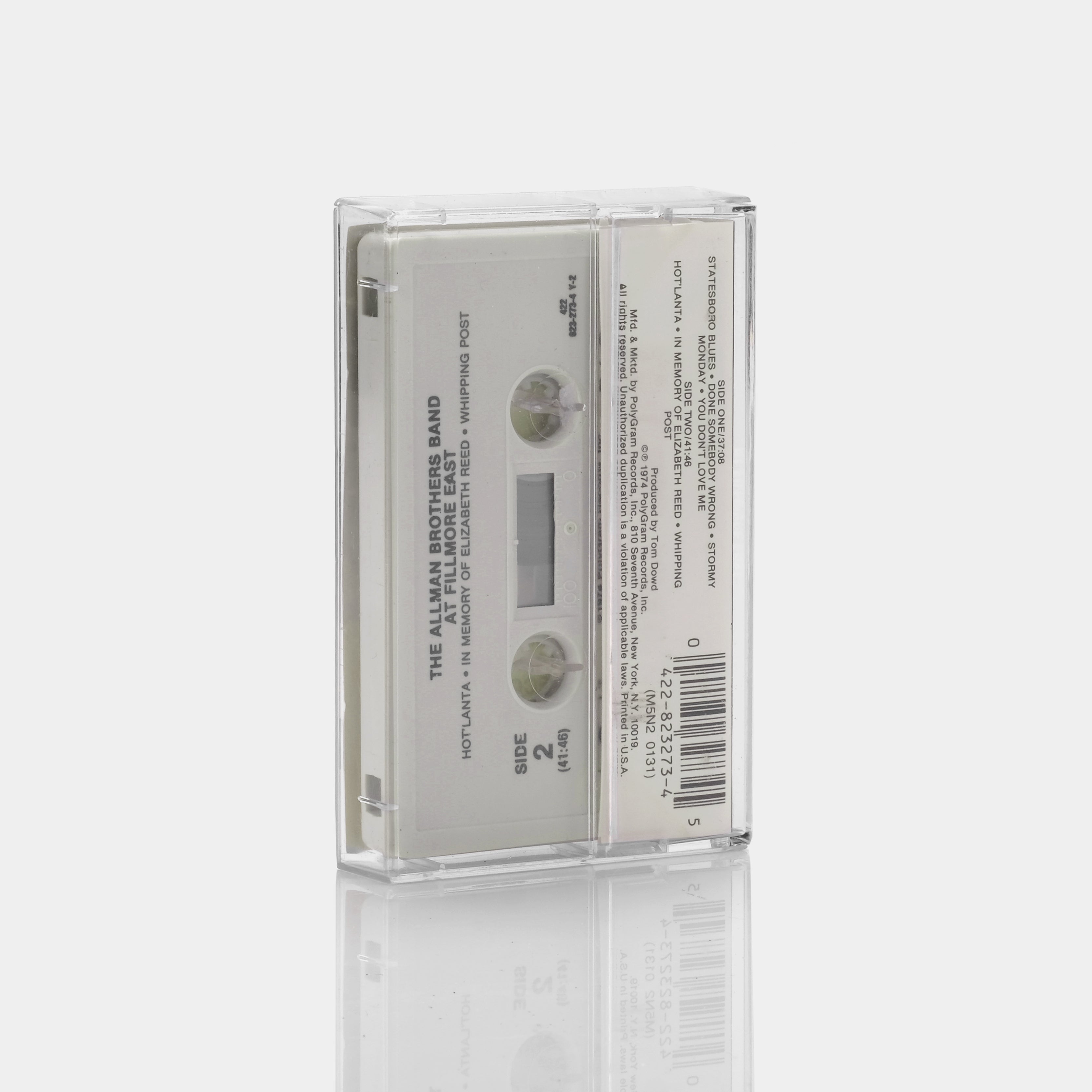 The Allman Brothers Band - The Allman Brothers Band At Fillmore East Cassette Tape