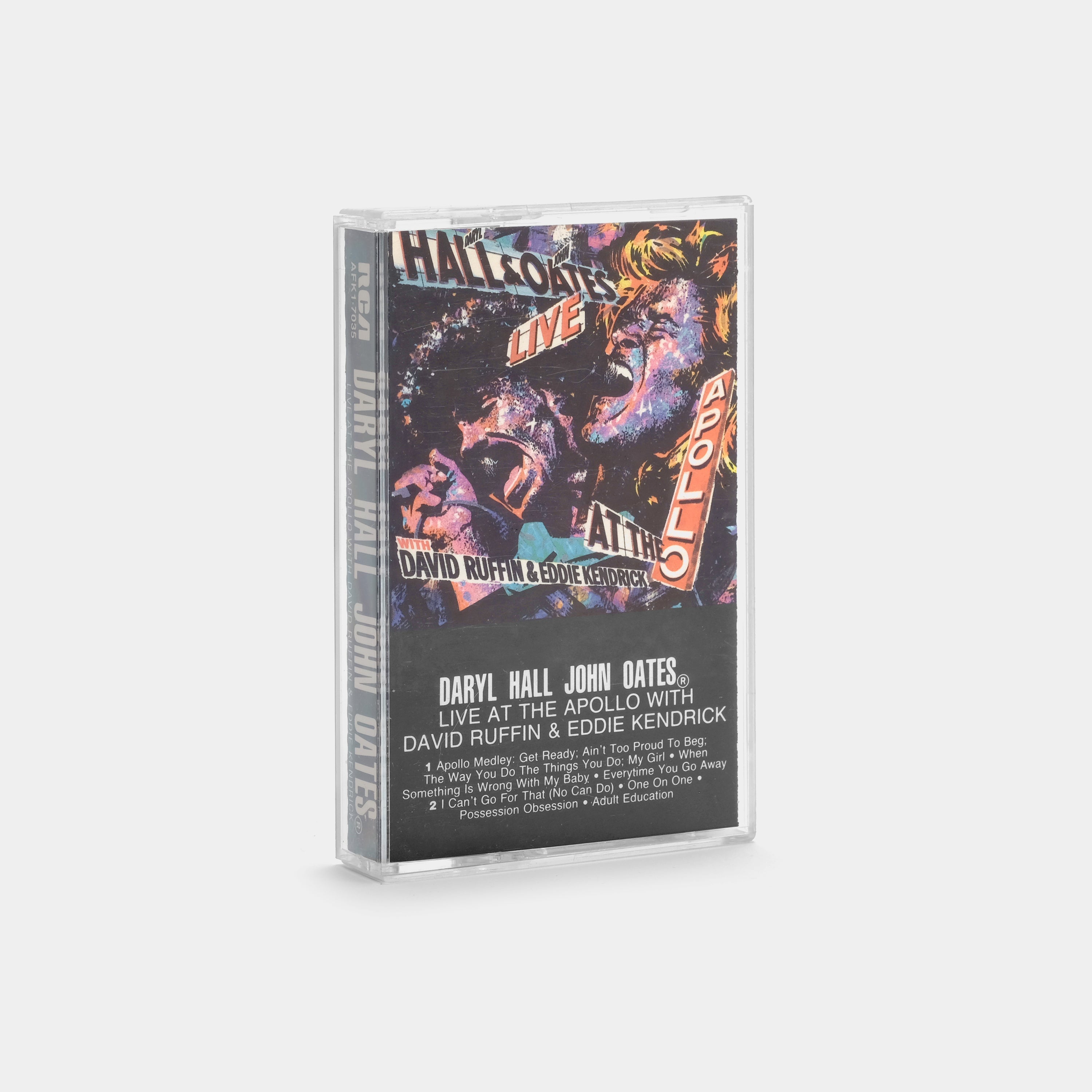 Daryl Hall & John Oates - Live At The Apollo with David Ruffin & Eddie Kendrick Cassette Tape