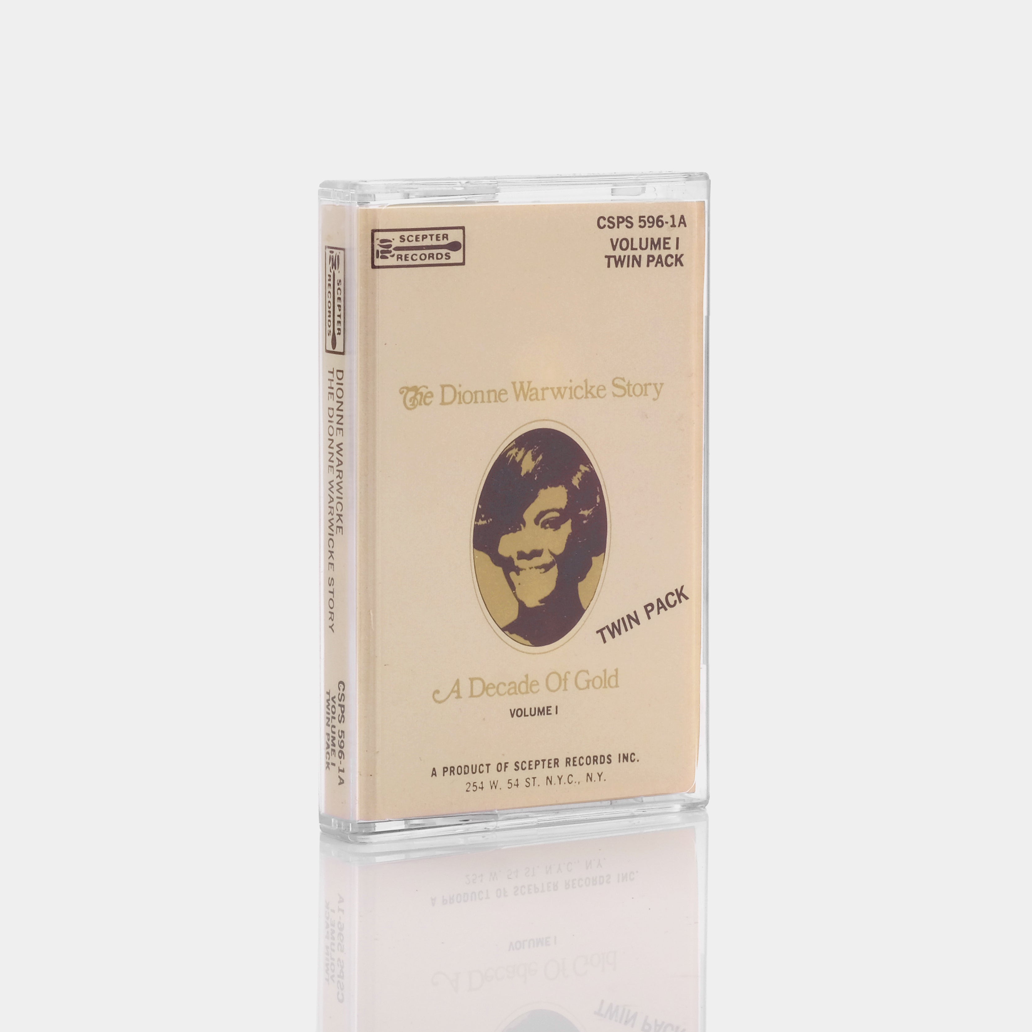 Dionne Warwicke - The Dionne Warwicke Story (A Decade Of Gold) Volume 1 Cassette Tape