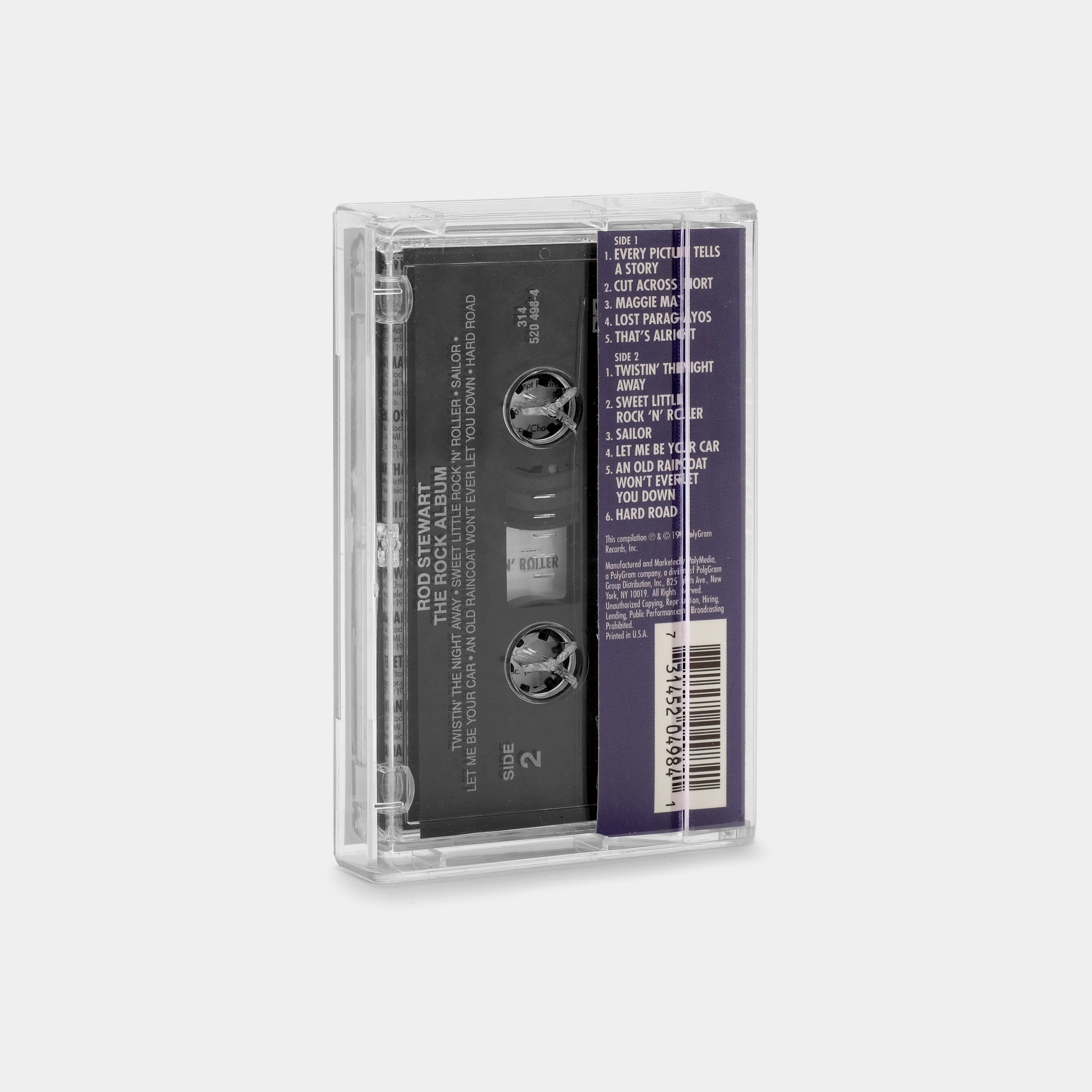 Rod Stewart - The Rock Album Cassette Tape
