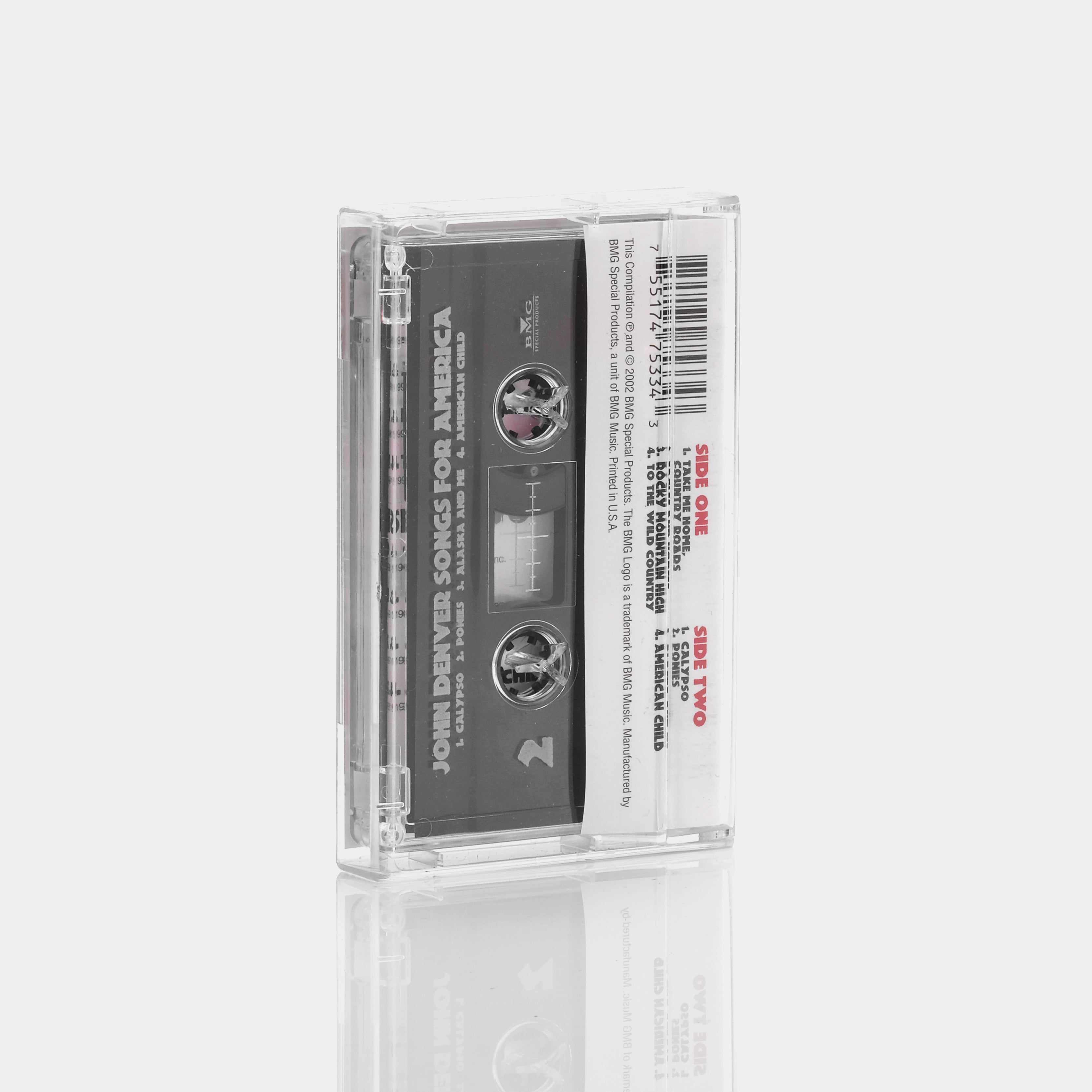 John Denver - Songs For America Cassette Tape