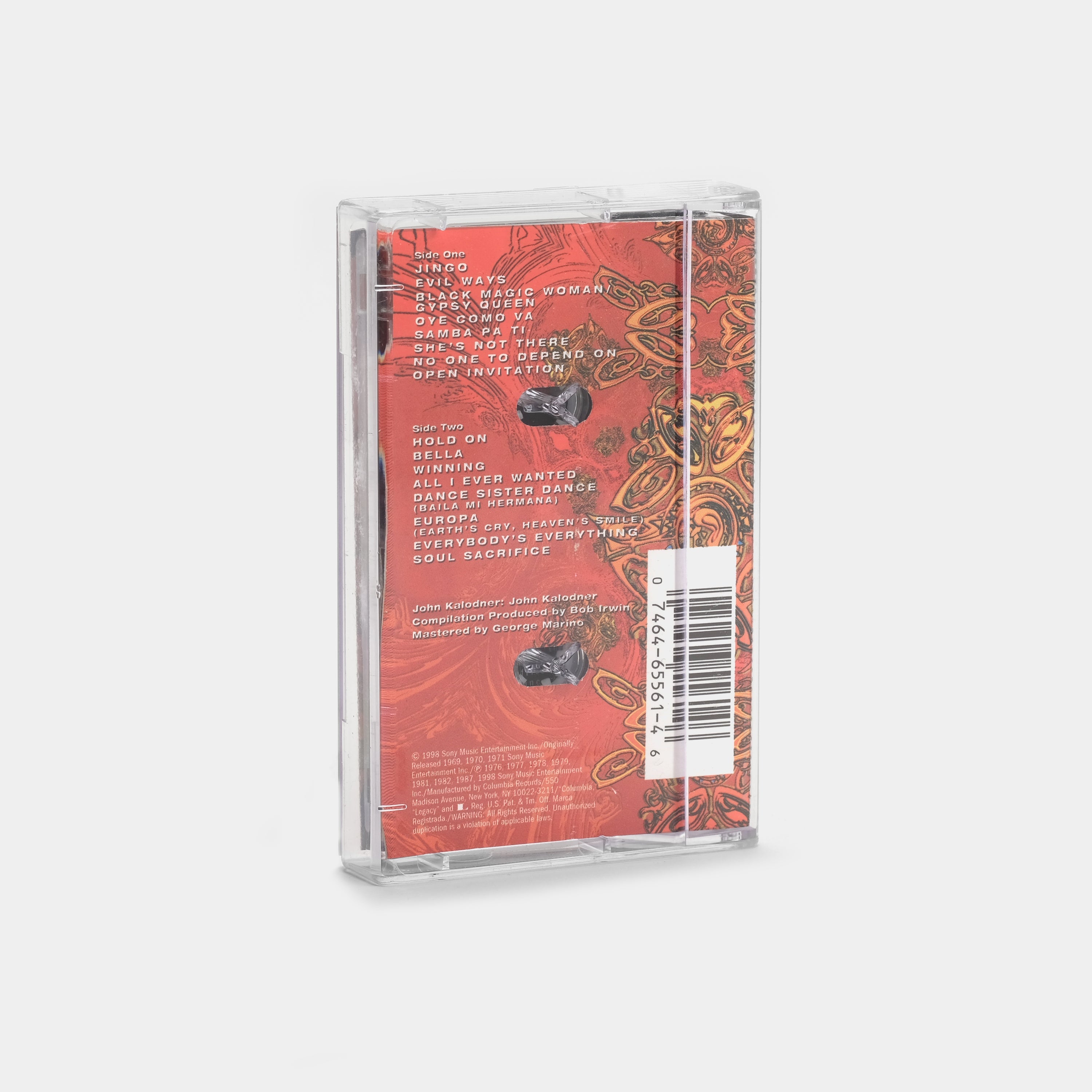 Santana - The Best Of Santana Cassette Tape